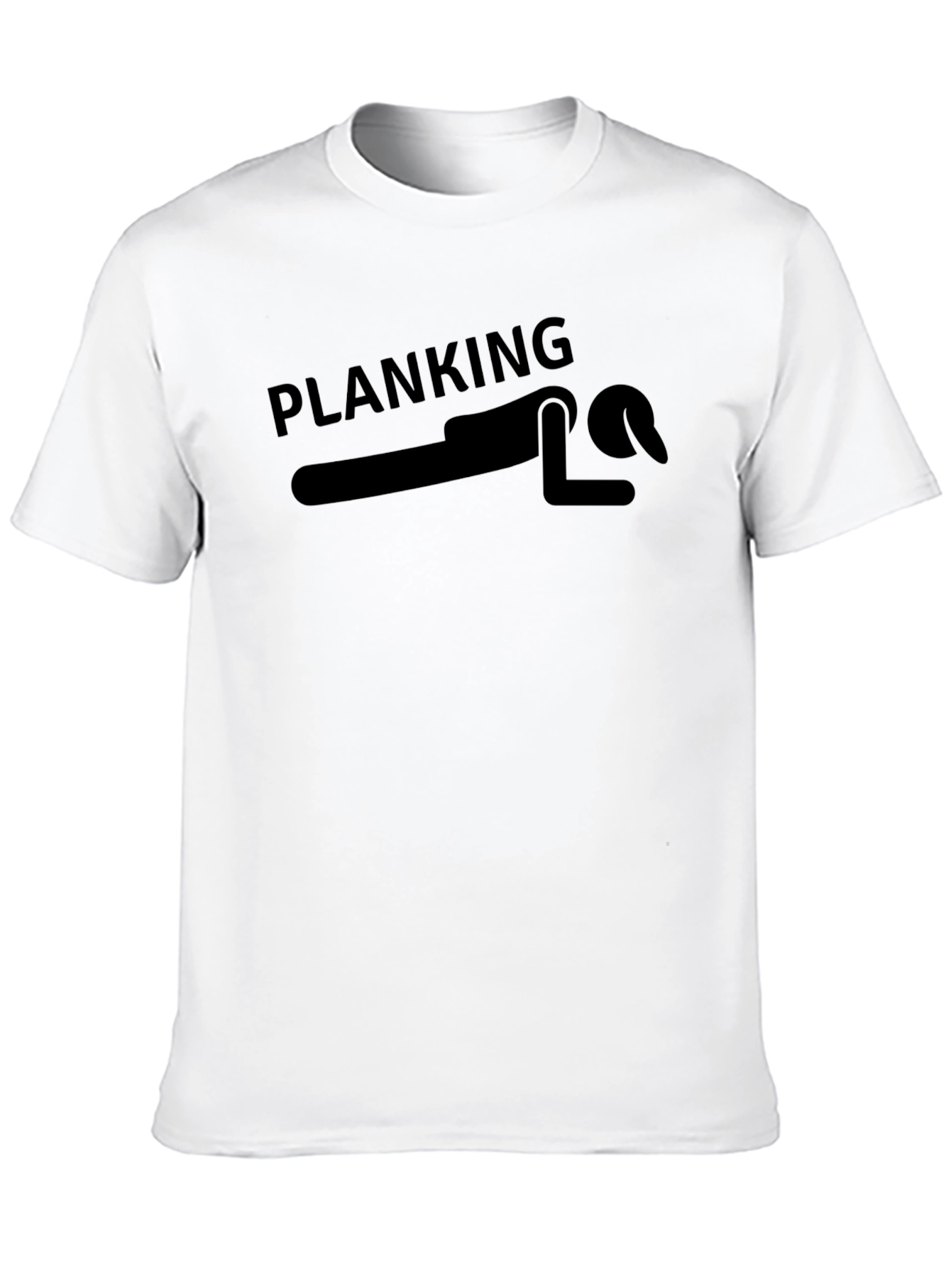 Planking Graphic Tee - Novelty T-Shirt