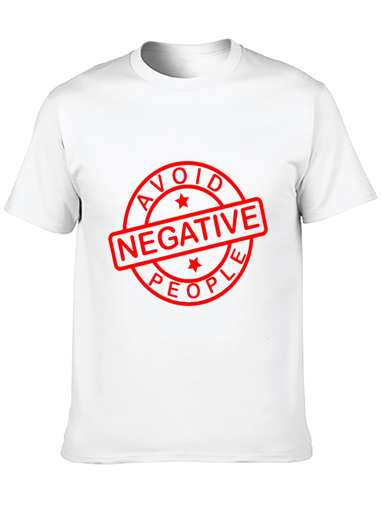 Avoid Negative People Black T-Shirt
