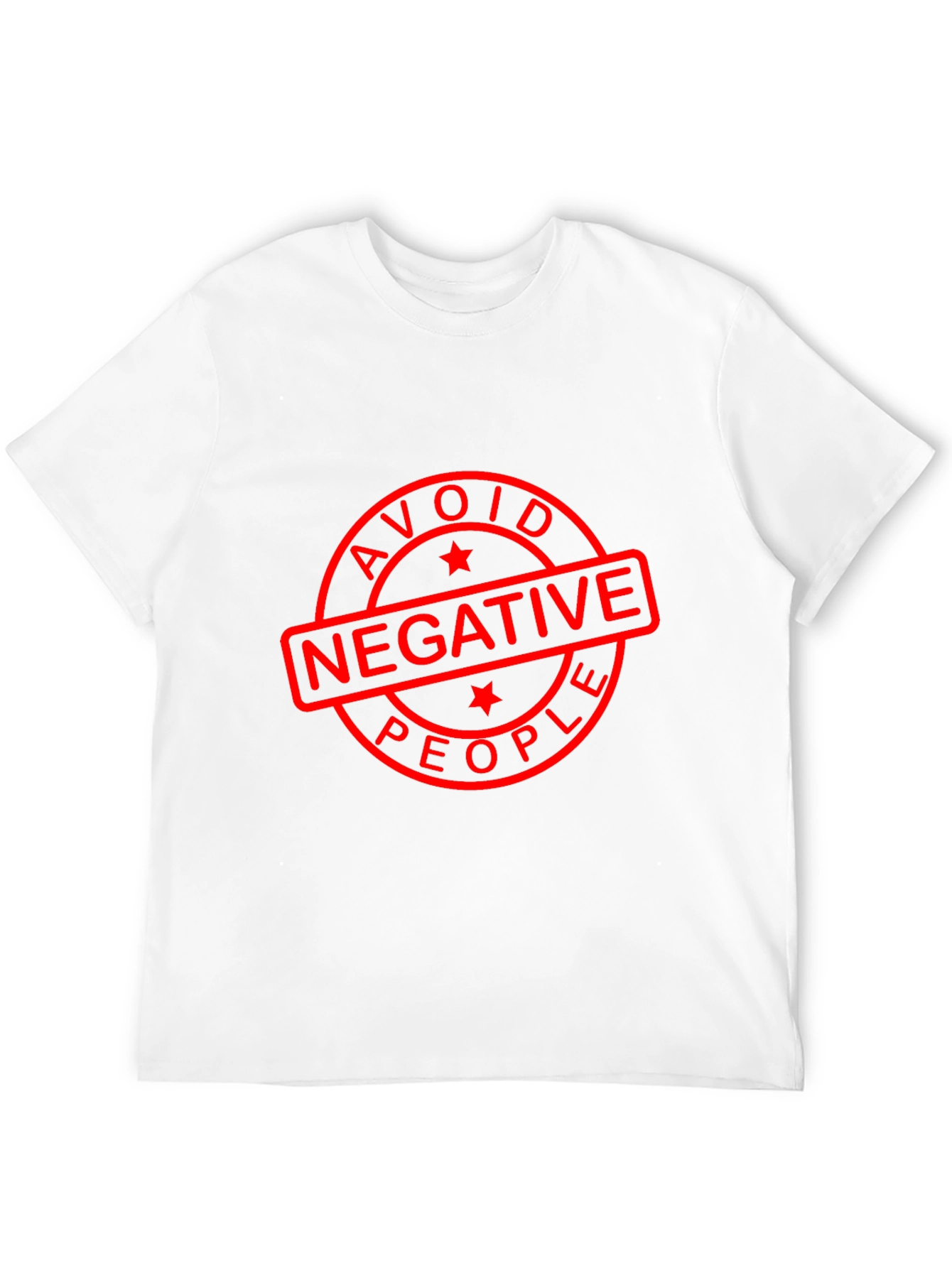 Avoid Negative People Black T-Shirt