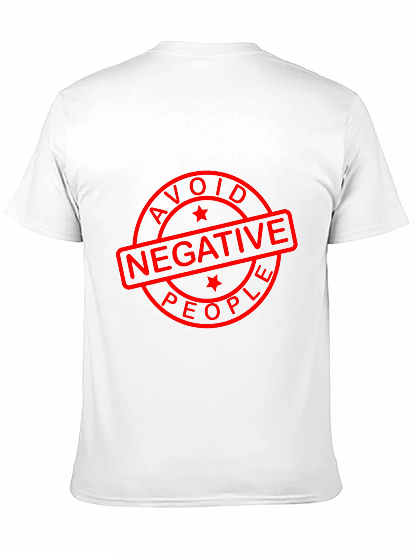 Avoid Negative People Black T-Shirt