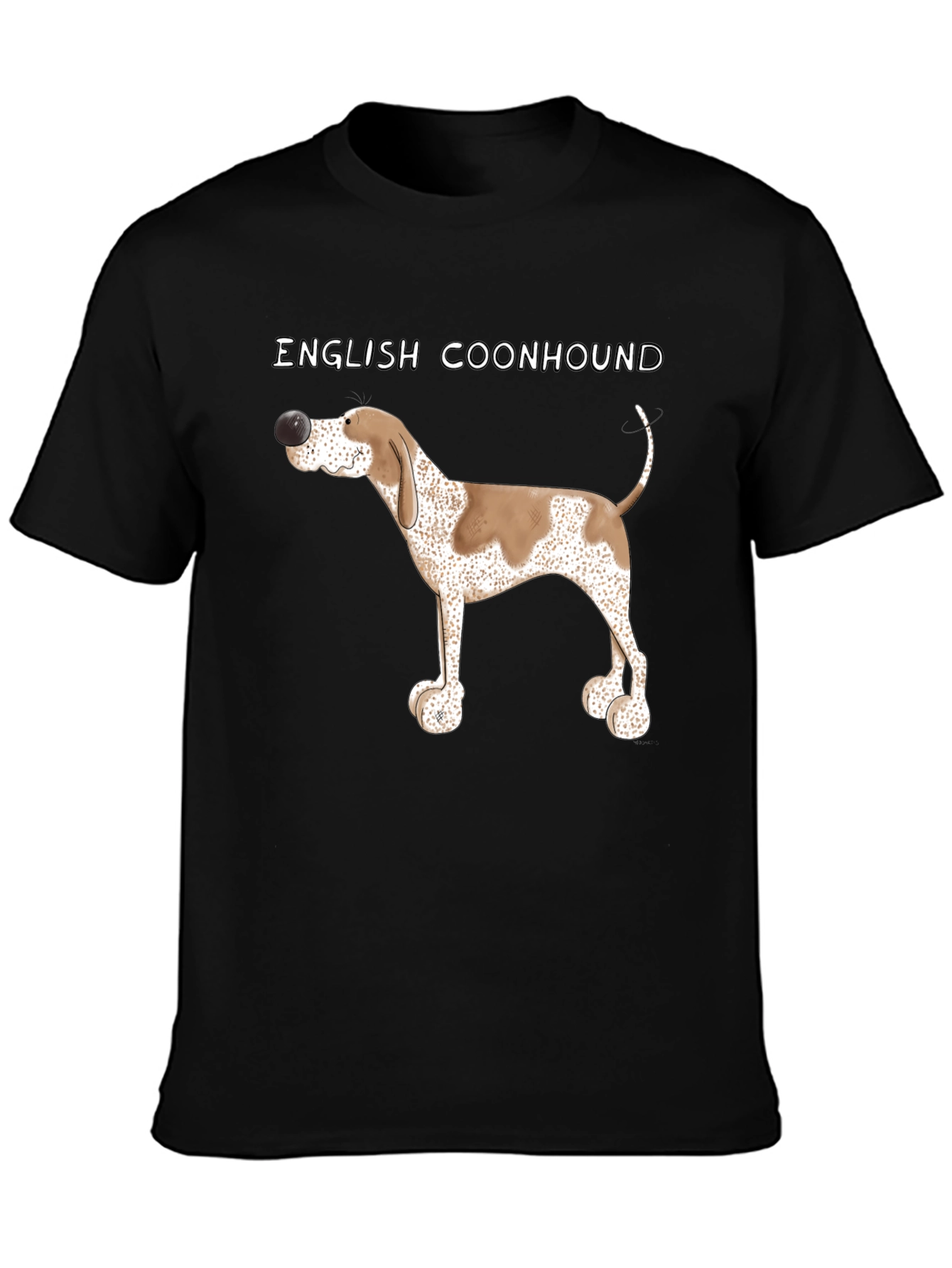 English Coonhound Dog Breed Graphic Tee