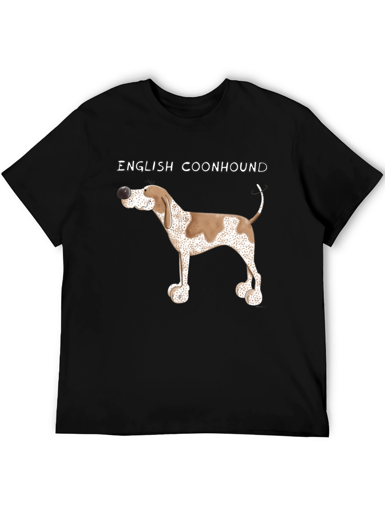 English Coonhound Dog Breed Graphic Tee