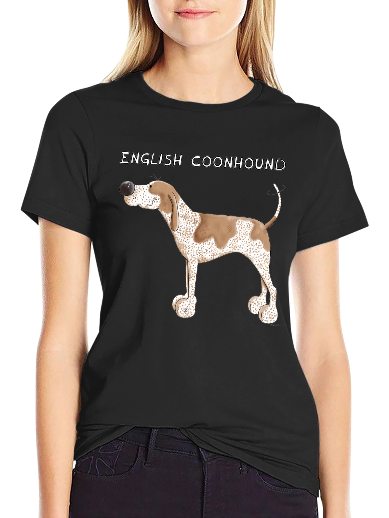 English Coonhound Dog Breed Graphic Tee