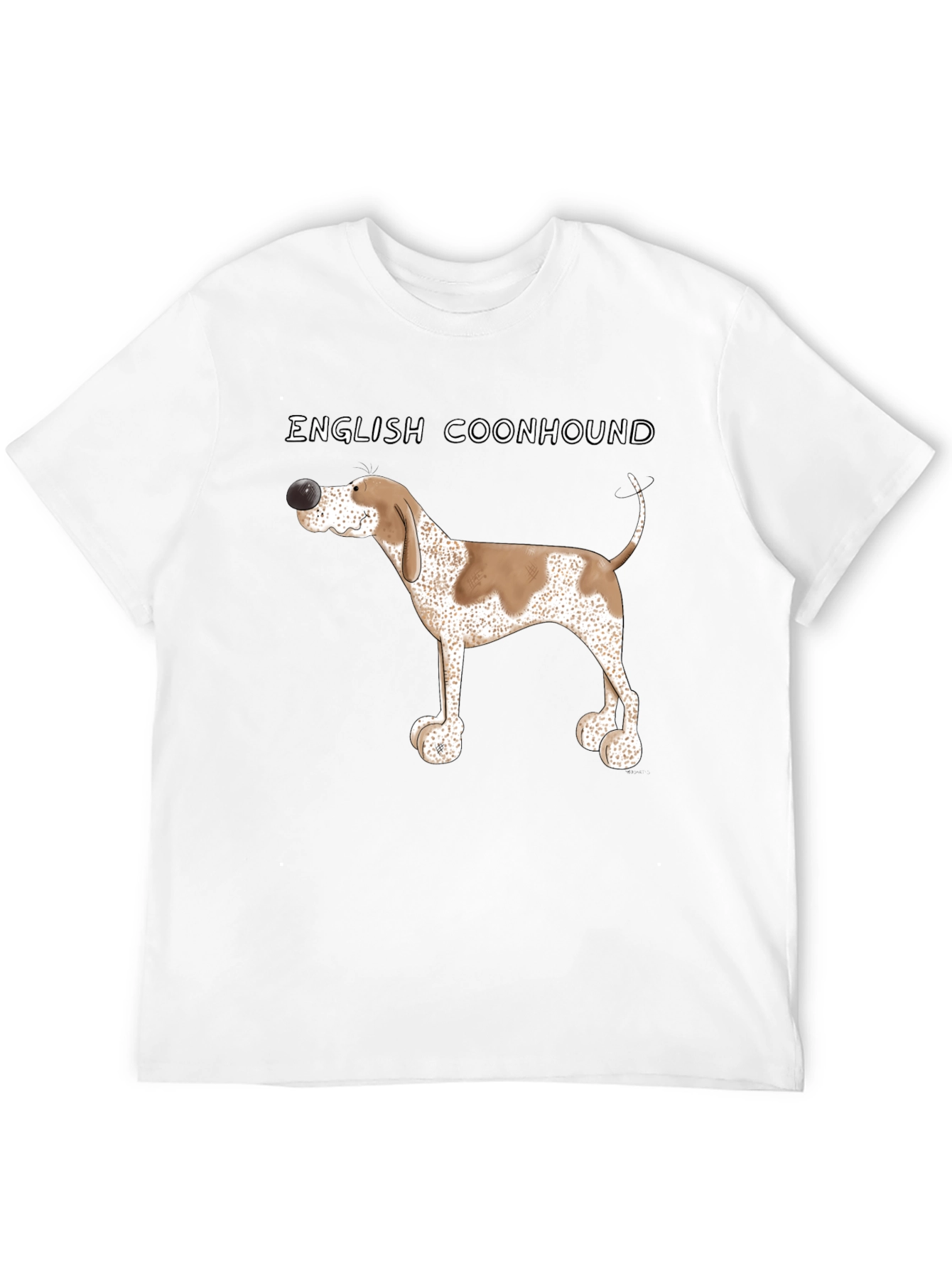 English Coonhound Dog Breed Graphic Tee