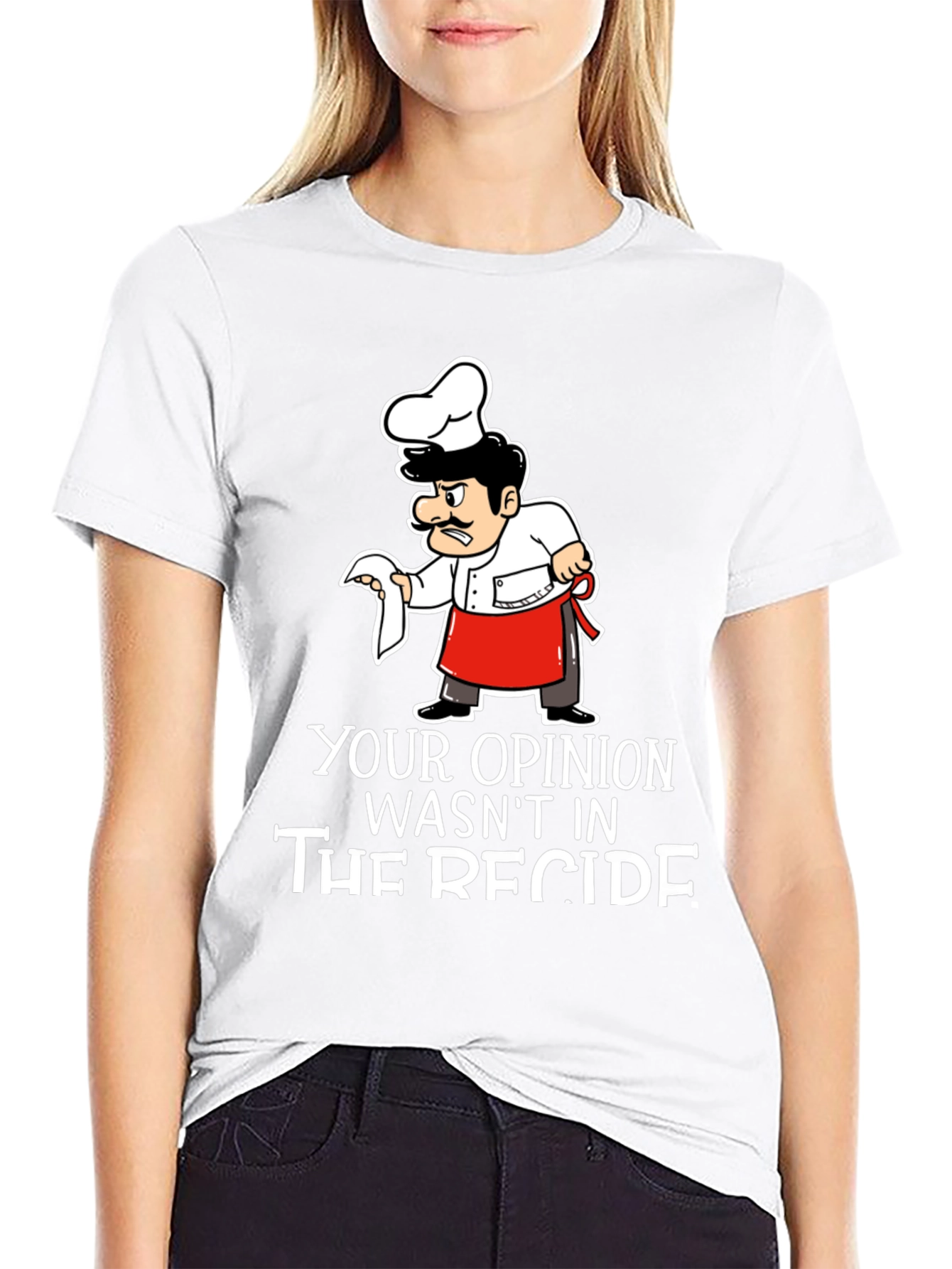 Opinion Recipe Chef T-Shirt - Black