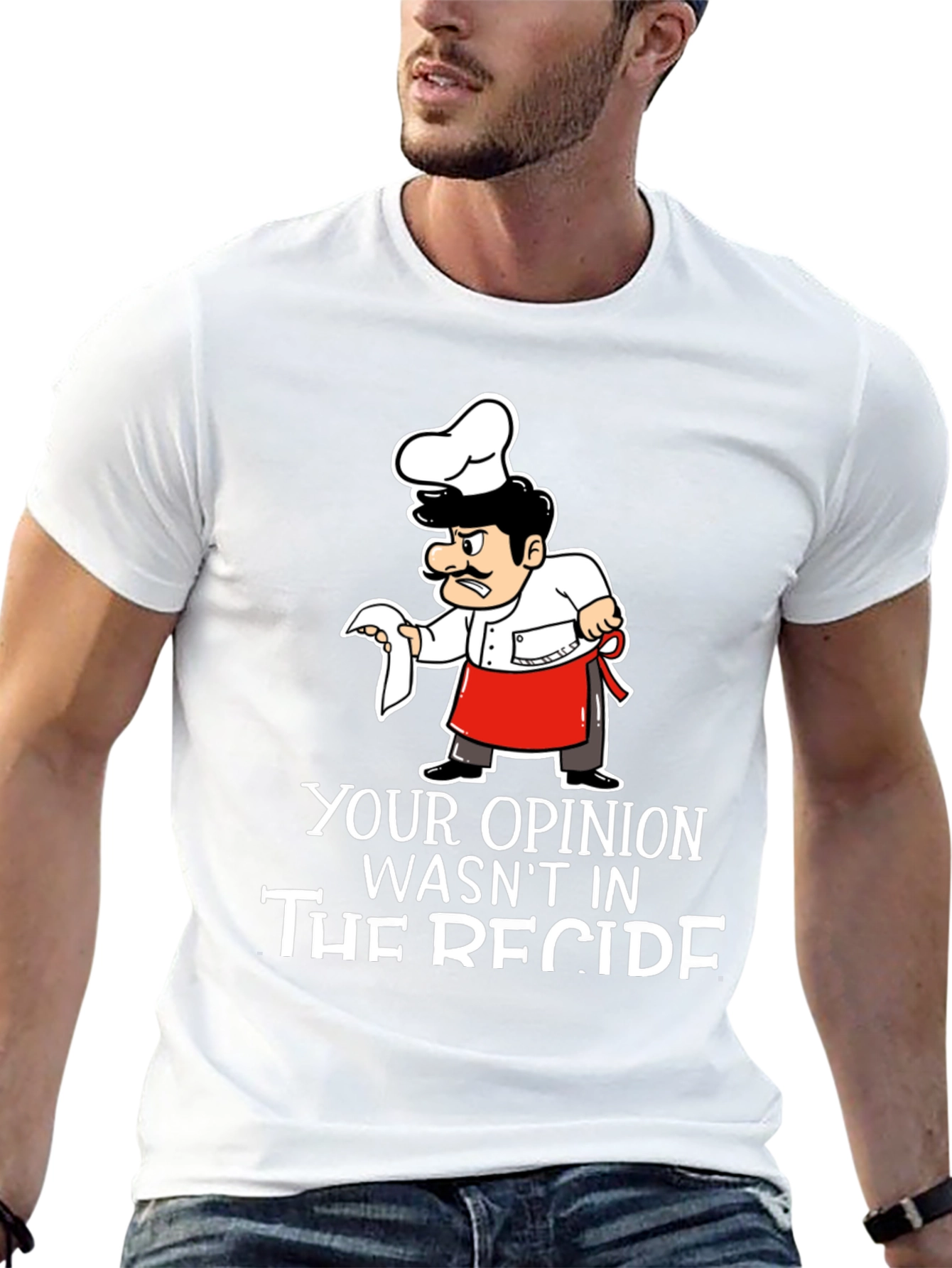 Opinion Recipe Chef T-Shirt - Black