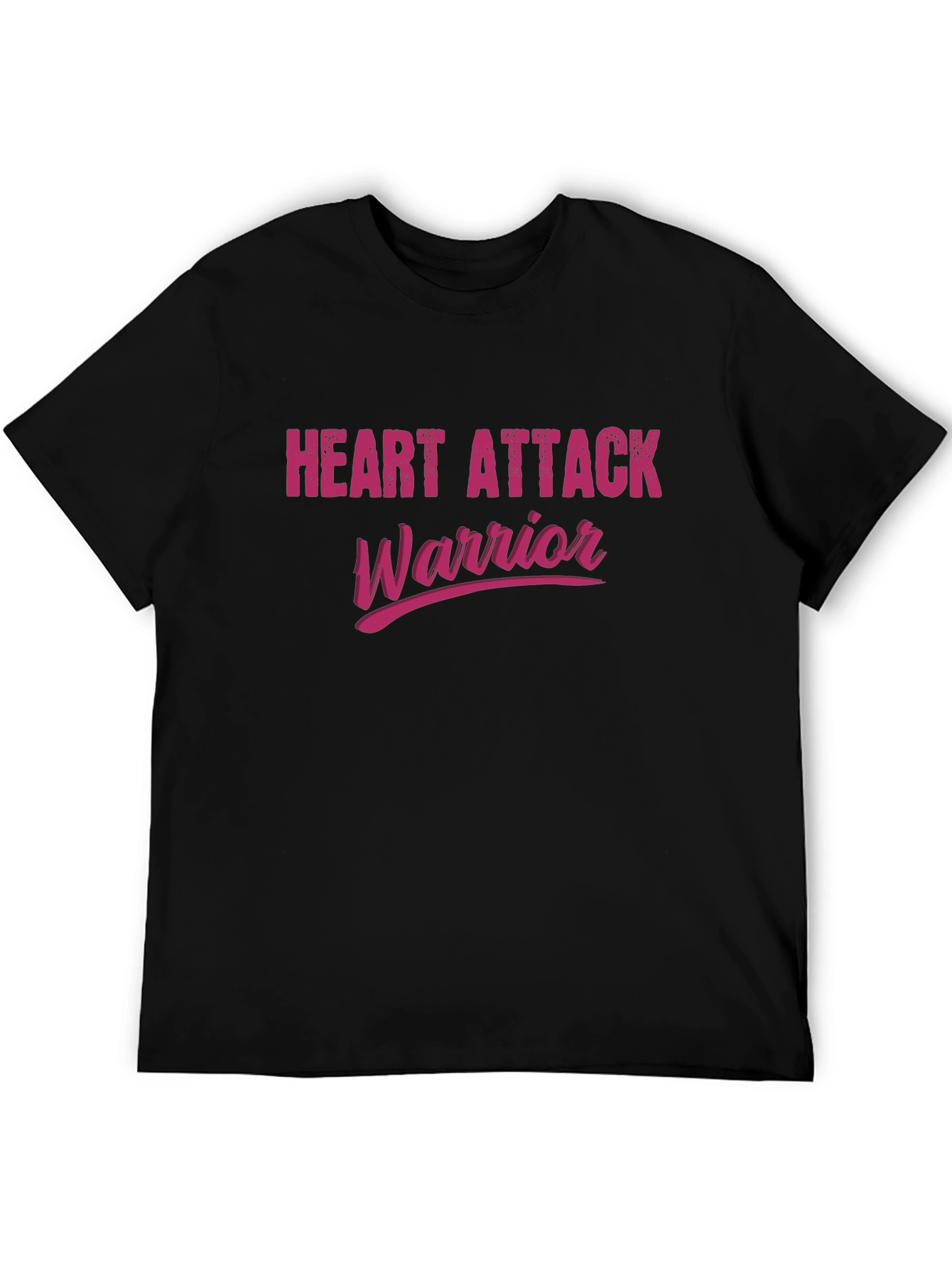 Heart Attack Warrior T-Shirt - Black