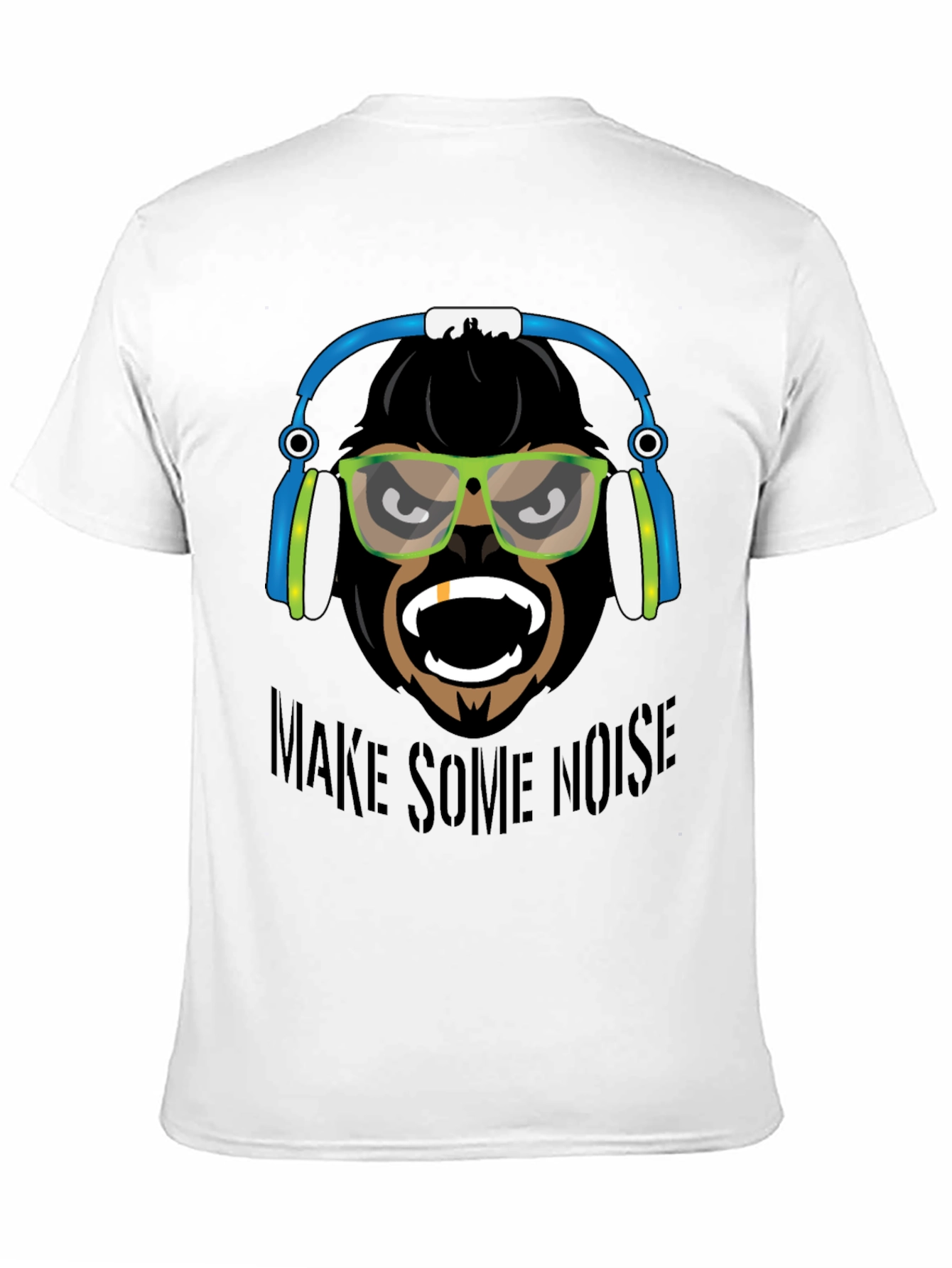 Make Some Noise Gorilla Graphic T-Shirt