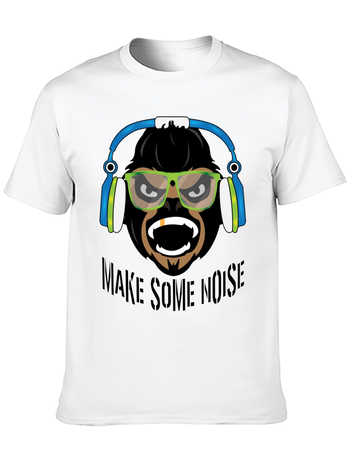 Make Some Noise Gorilla Graphic T-Shirt