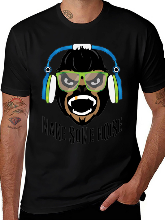Make Some Noise Gorilla Graphic T-Shirt