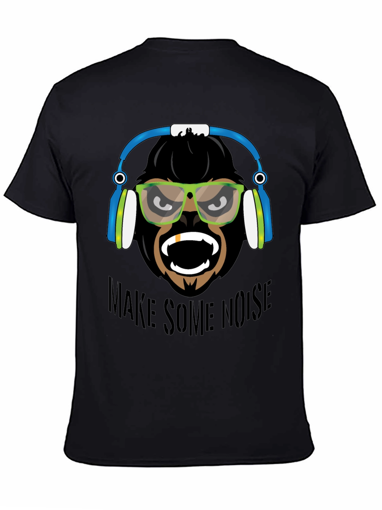 Make Some Noise Gorilla Graphic T-Shirt