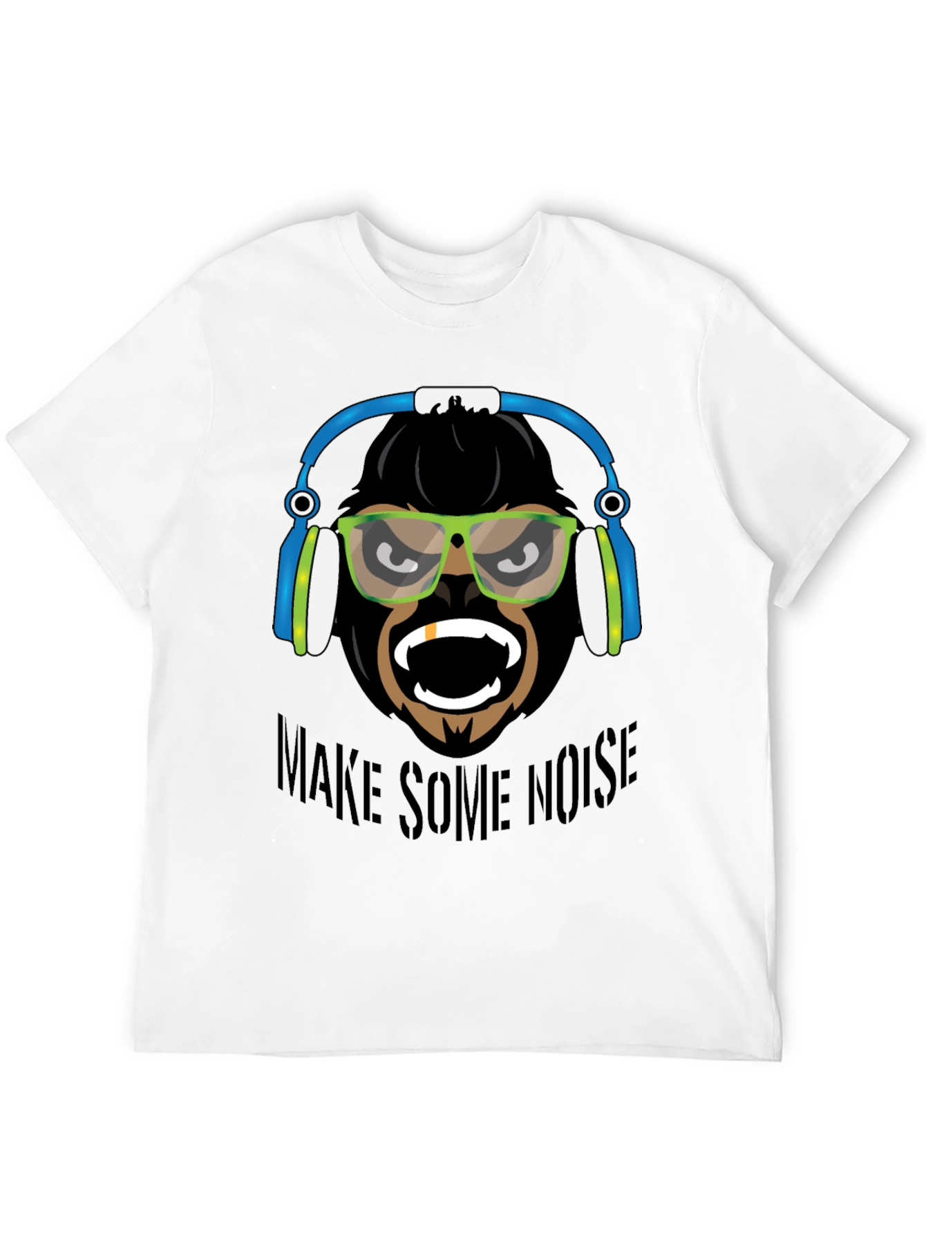 Make Some Noise Gorilla Graphic T-Shirt