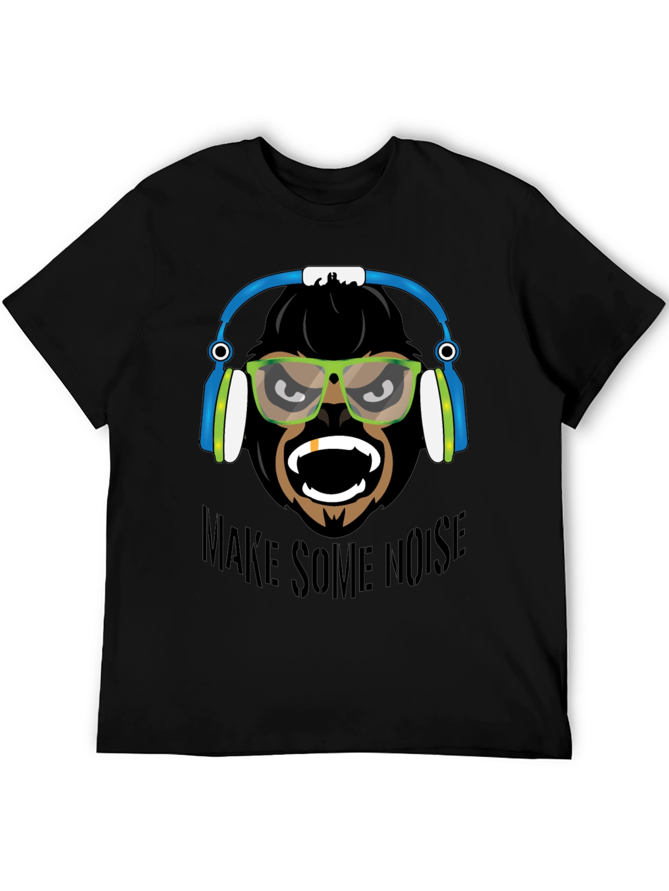 Make Some Noise Gorilla Graphic T-Shirt