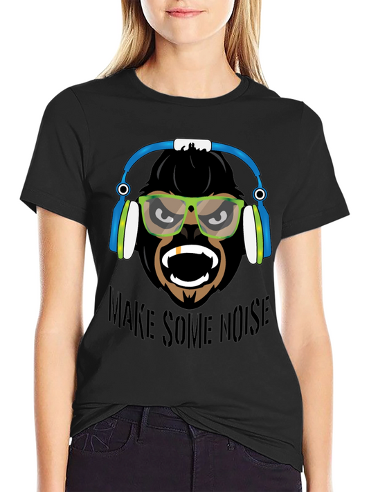 Make Some Noise Gorilla Graphic T-Shirt