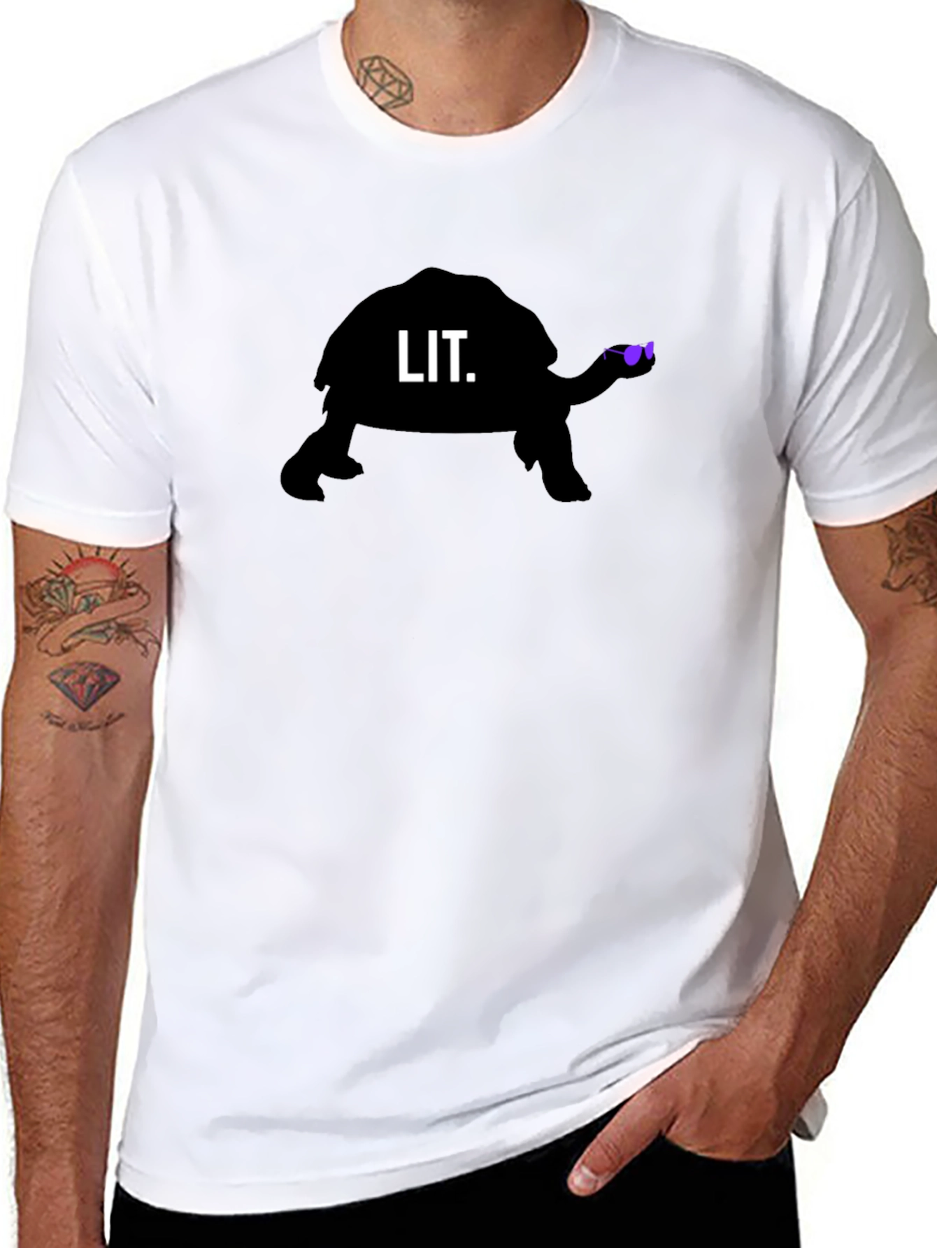 Cool Turtle Graphic Tee - LIT.