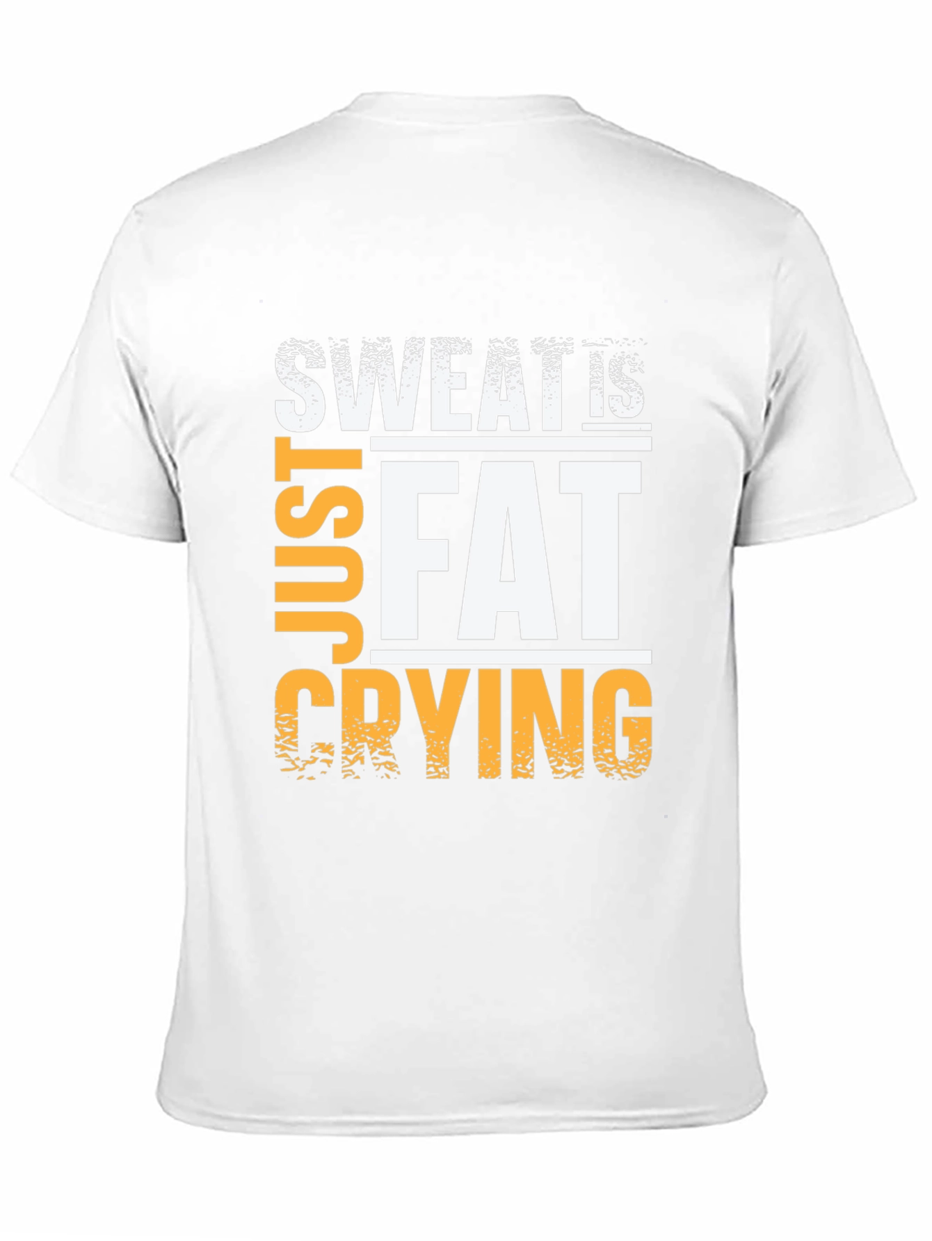 Sweat is Fat Crying Graphic T-Shirt