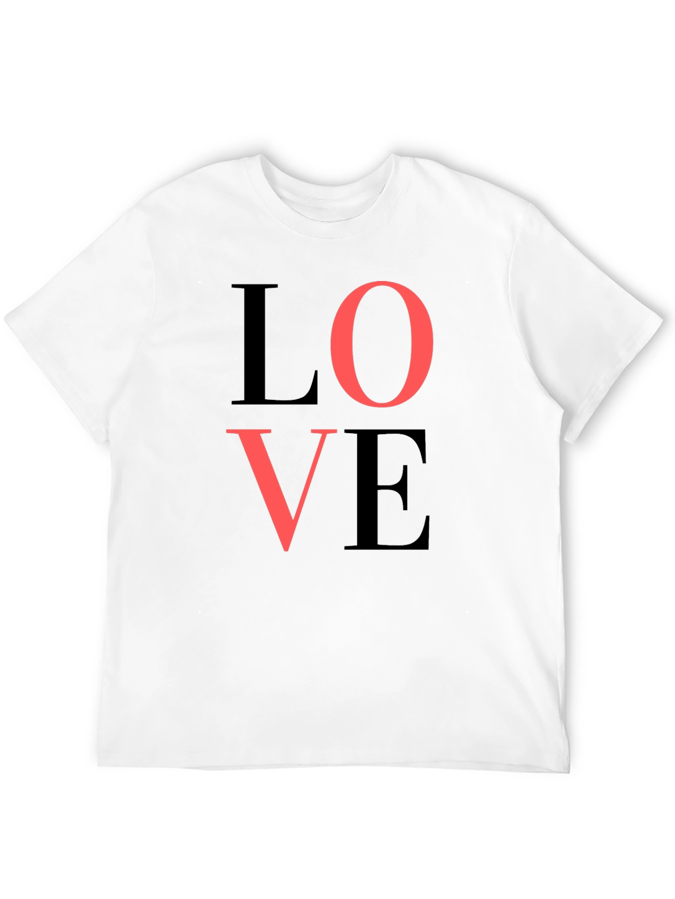 LOVE Graphic Tee - Stylish Black T-Shirt