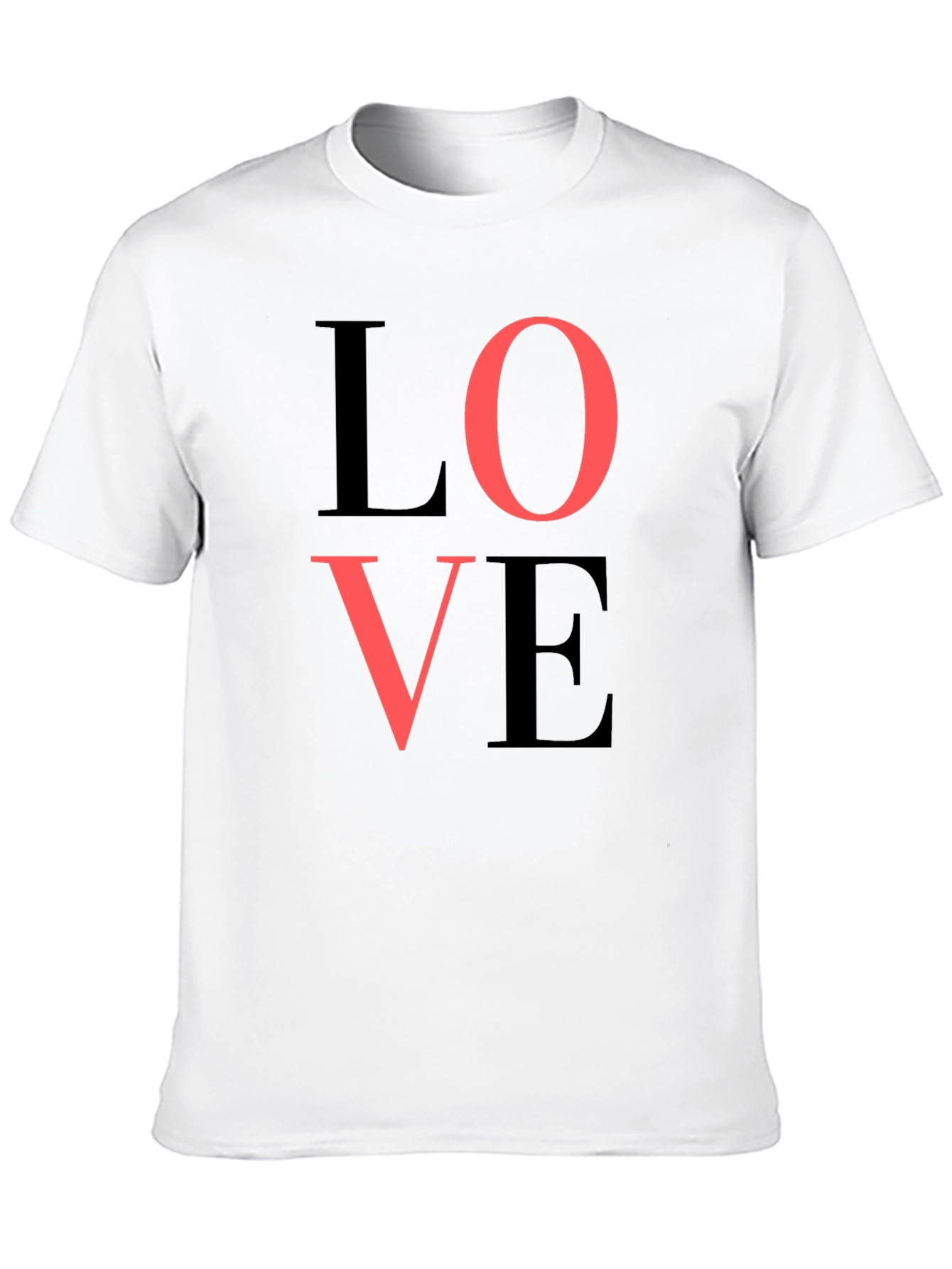 LOVE Graphic Tee - Stylish Black T-Shirt