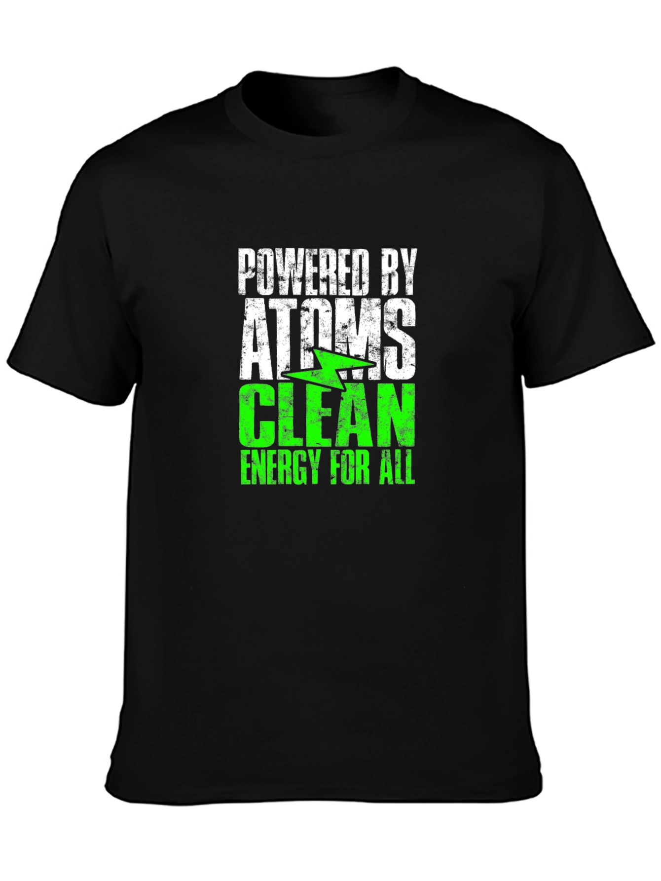 Powered by Atoms Clean Energy T-Shirt