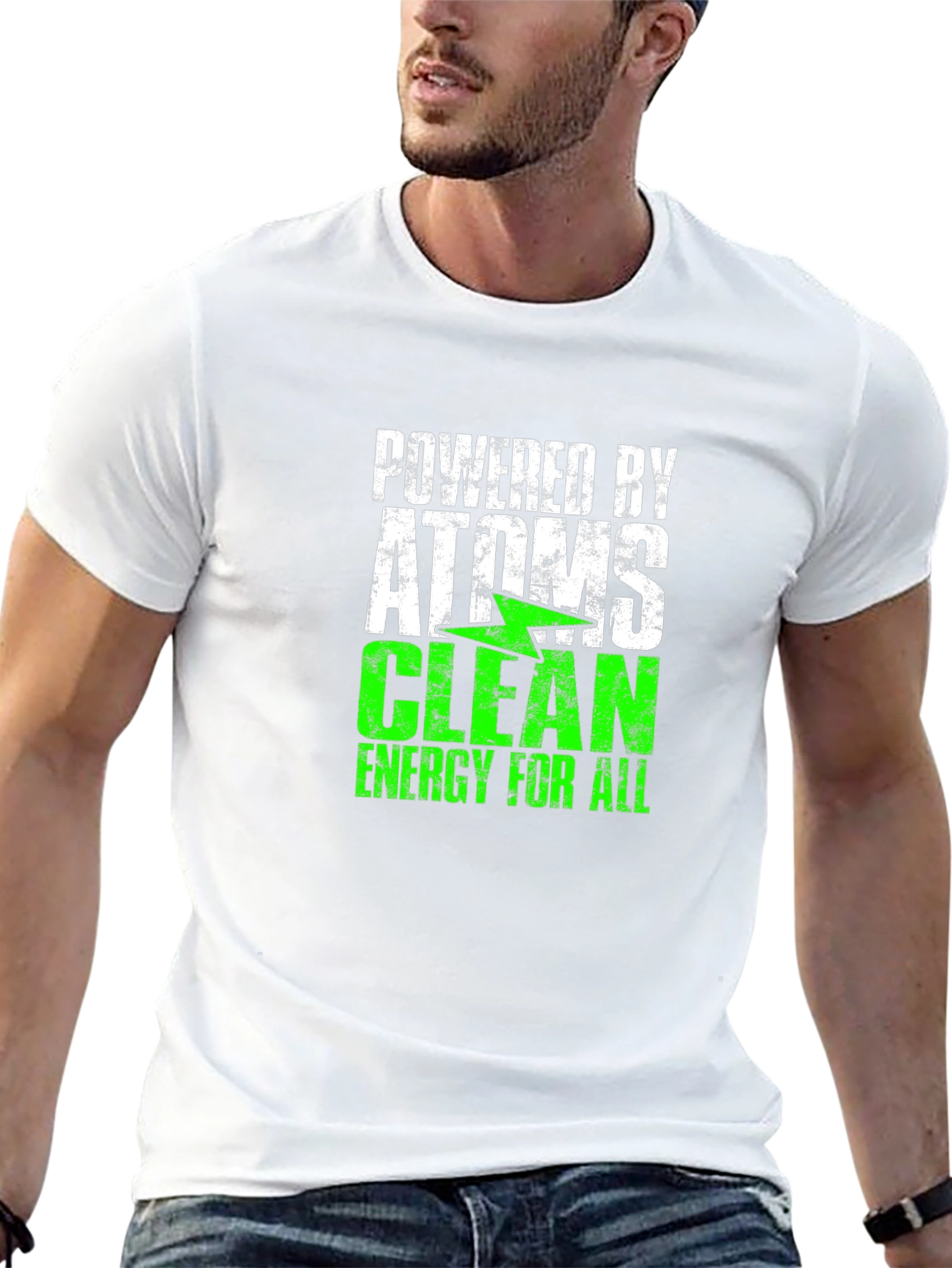 Powered by Atoms Clean Energy T-Shirt