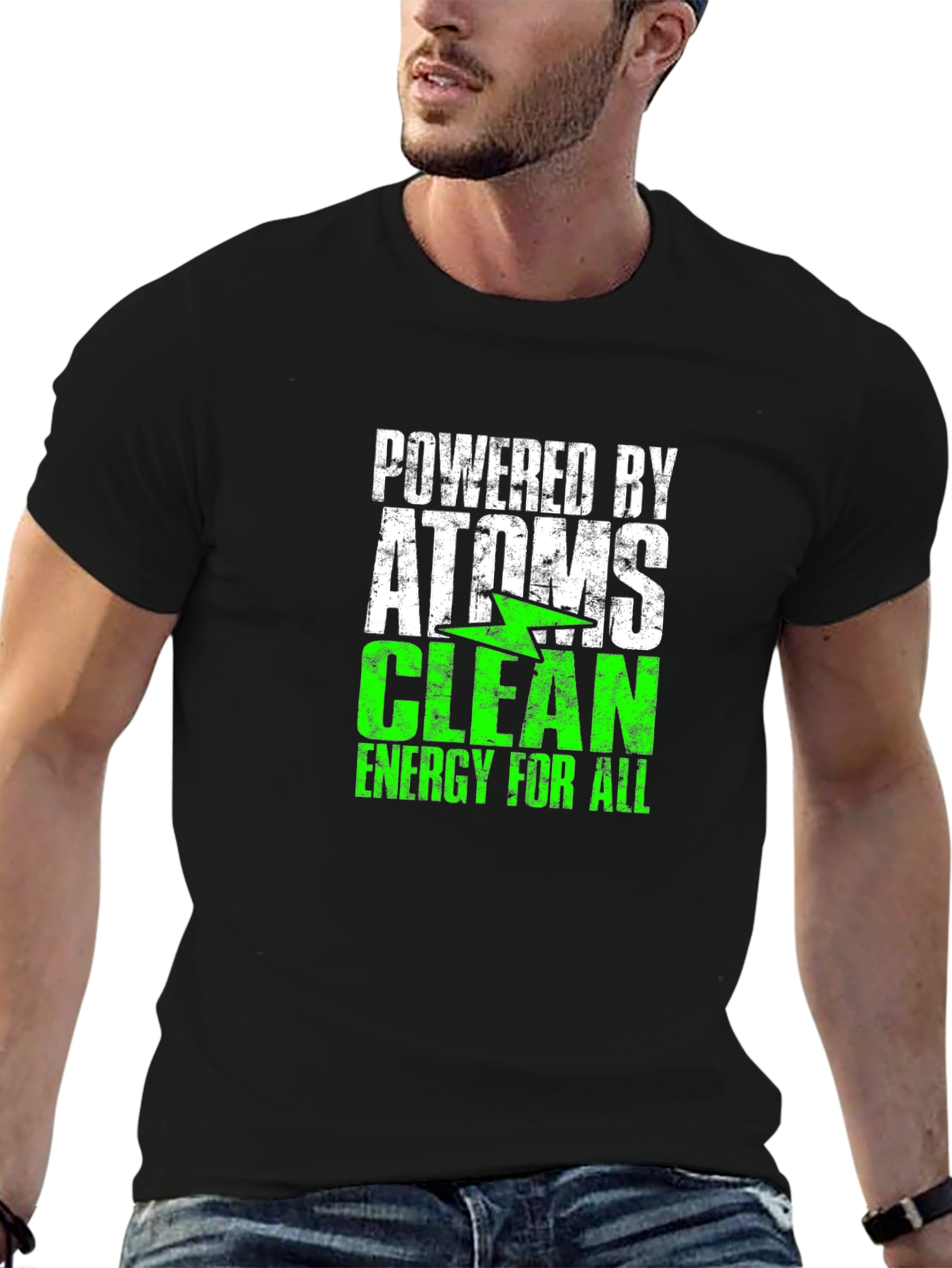 Powered by Atoms Clean Energy T-Shirt