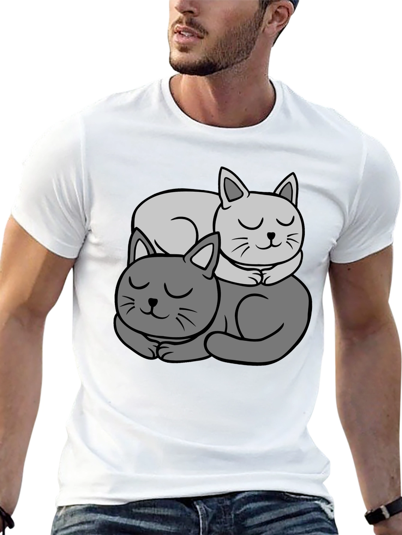 Cute Cats Nap T-Shirt