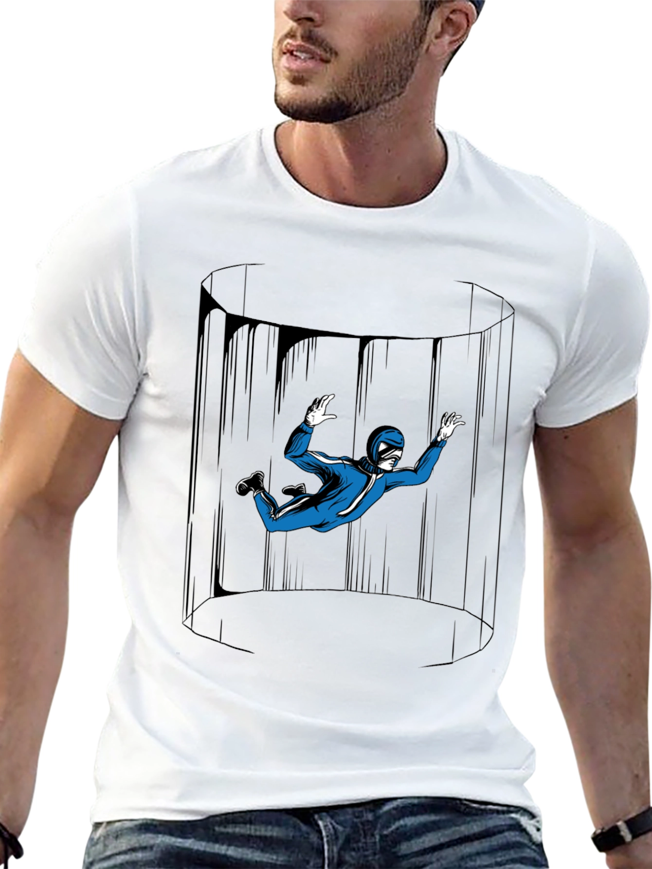 Indoor Skydiving T-Shirt - Wind Tunnel Design