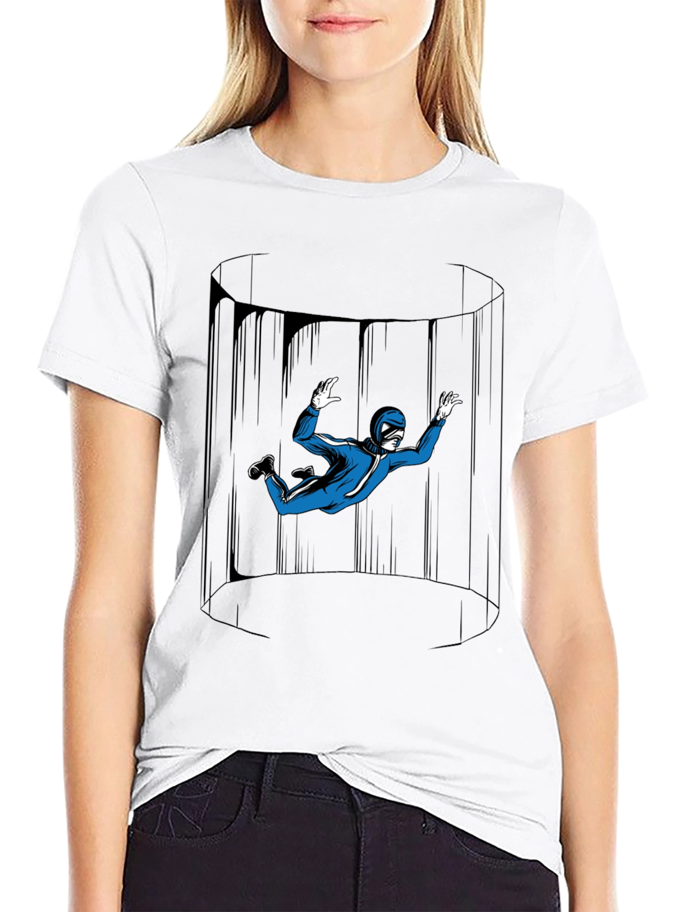 Indoor Skydiving T-Shirt - Wind Tunnel Design