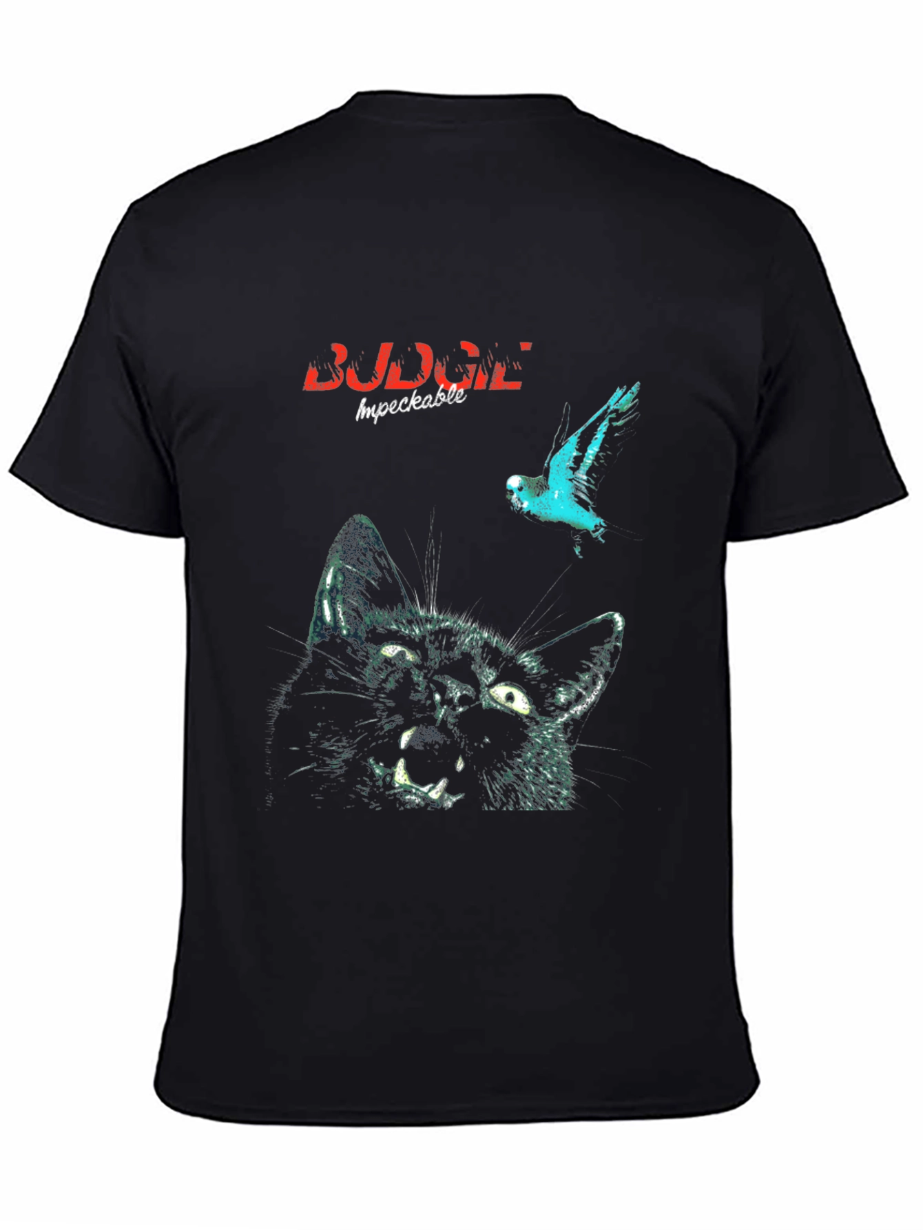 Angry Cat & Bird T-Shirt