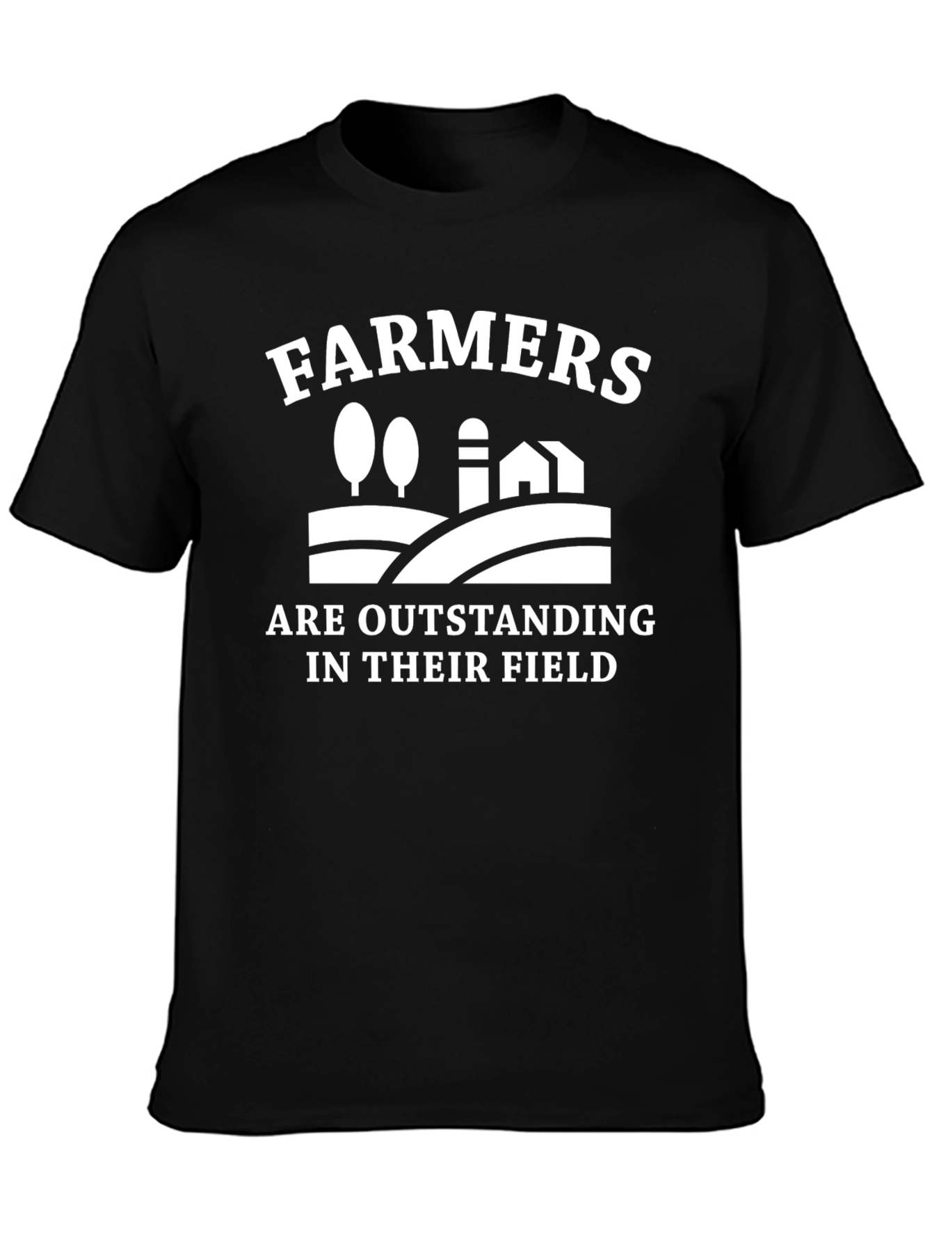 Farmers Outstanding in Their Field Graphic Tee