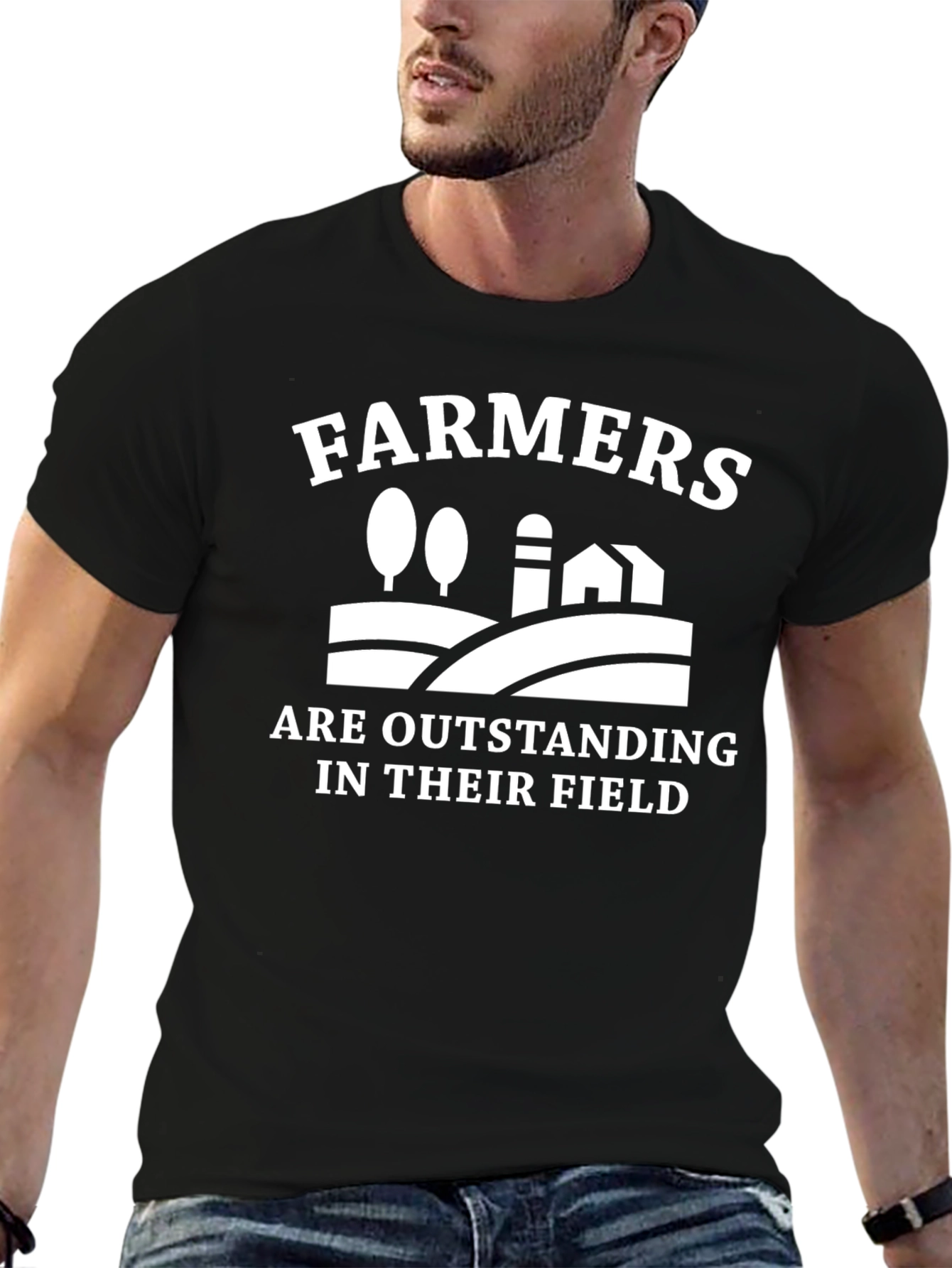 Farmers Outstanding in Their Field Graphic Tee