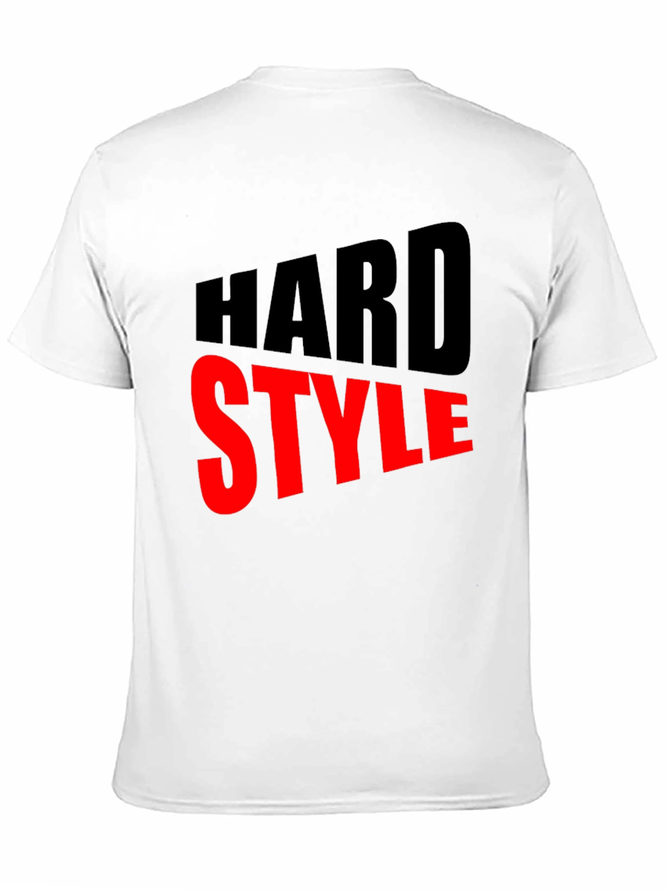 Hard Style Graphic Print Mens Black T-Shirt