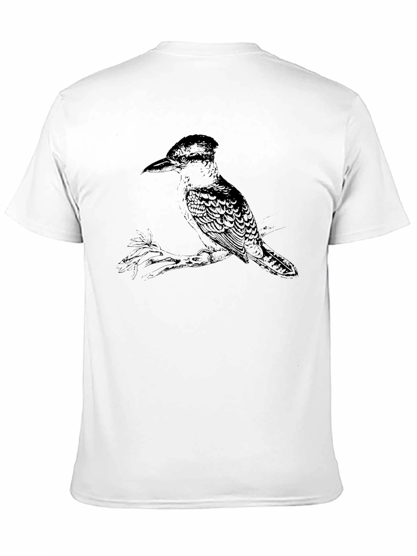 Black Kookaburra Bird Graphic Tee