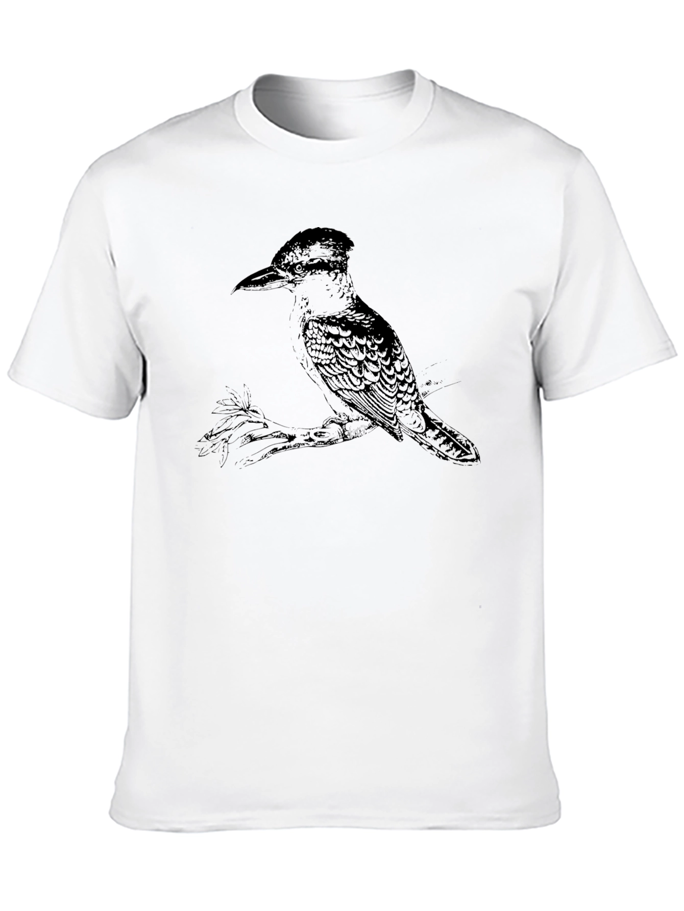 Black Kookaburra Bird Graphic Tee