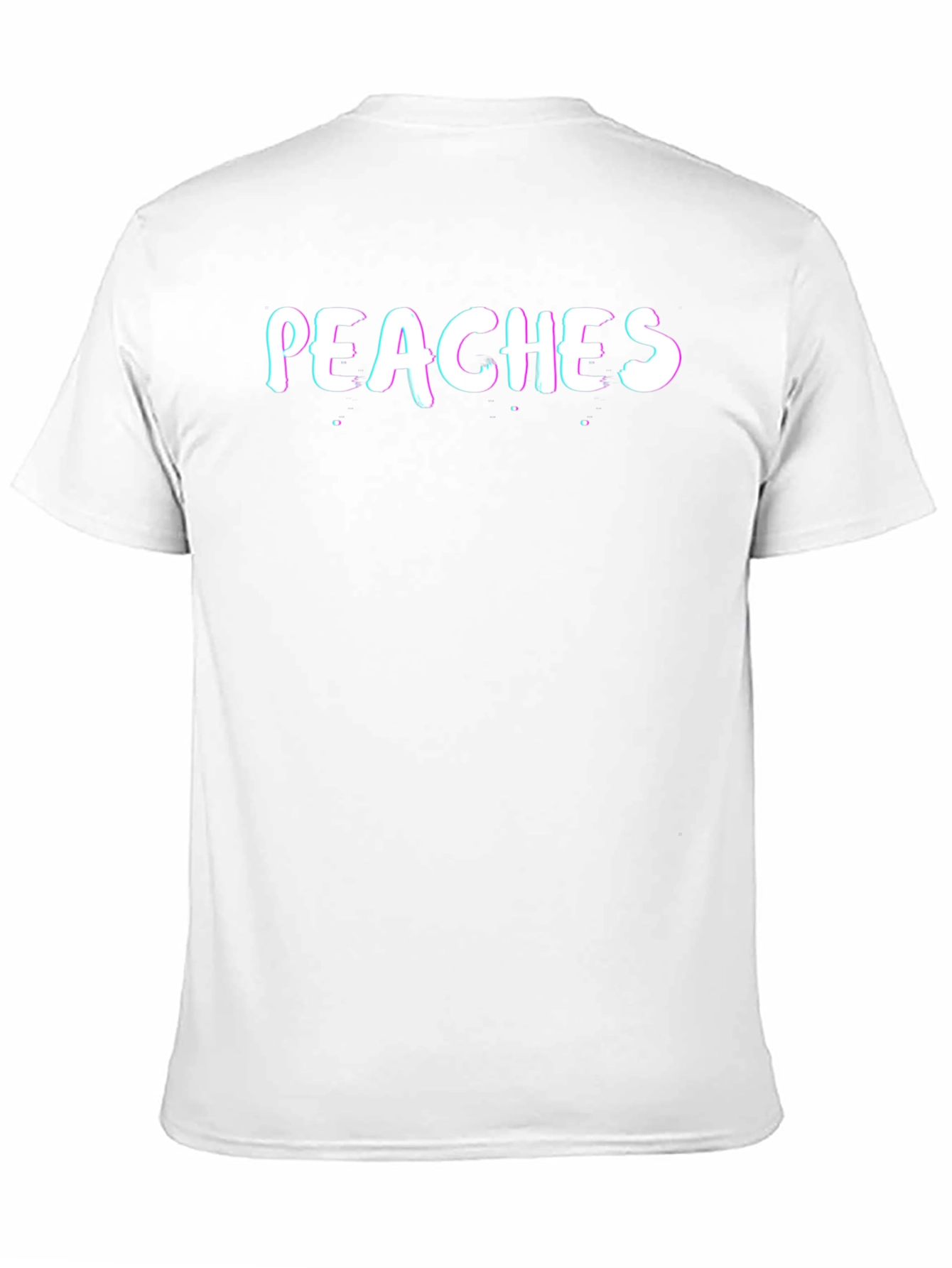 Peaches Graphic Tee - Black Crew Neck
