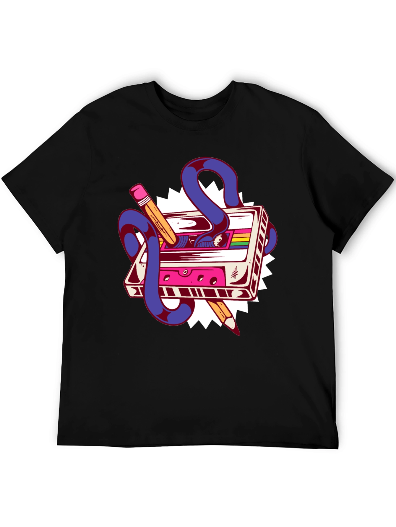 Retro Cassette Tape Graphic Tee