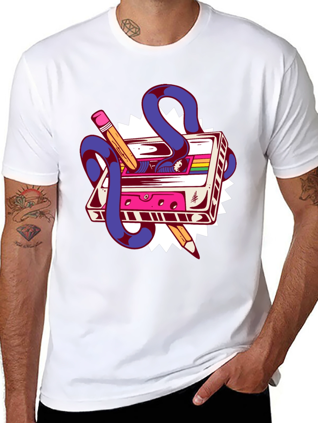 Retro Cassette Tape Graphic Tee