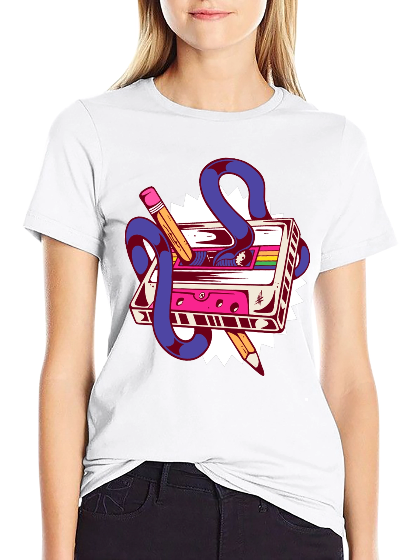 Retro Cassette Tape Graphic Tee