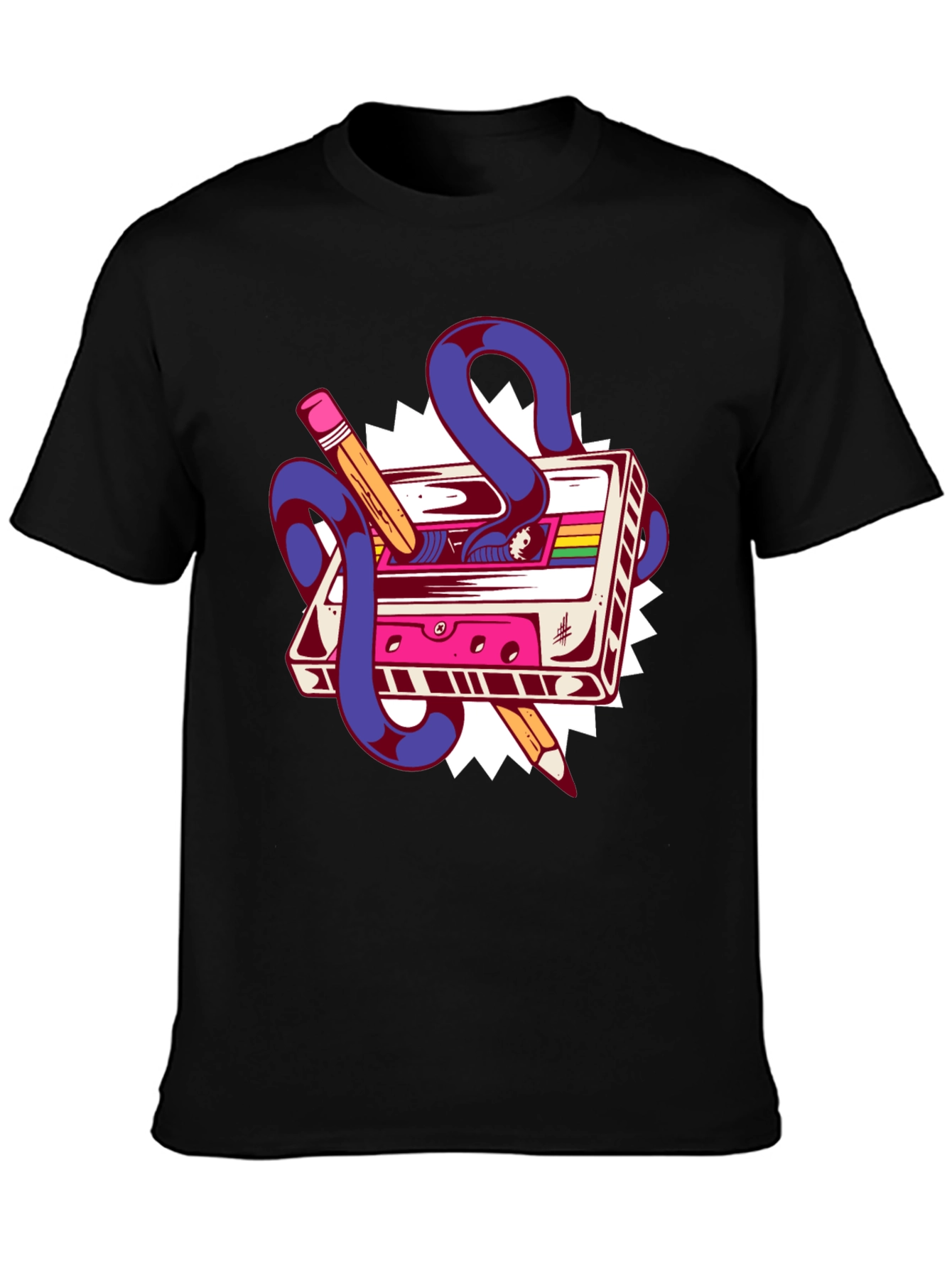 Retro Cassette Tape Graphic Tee