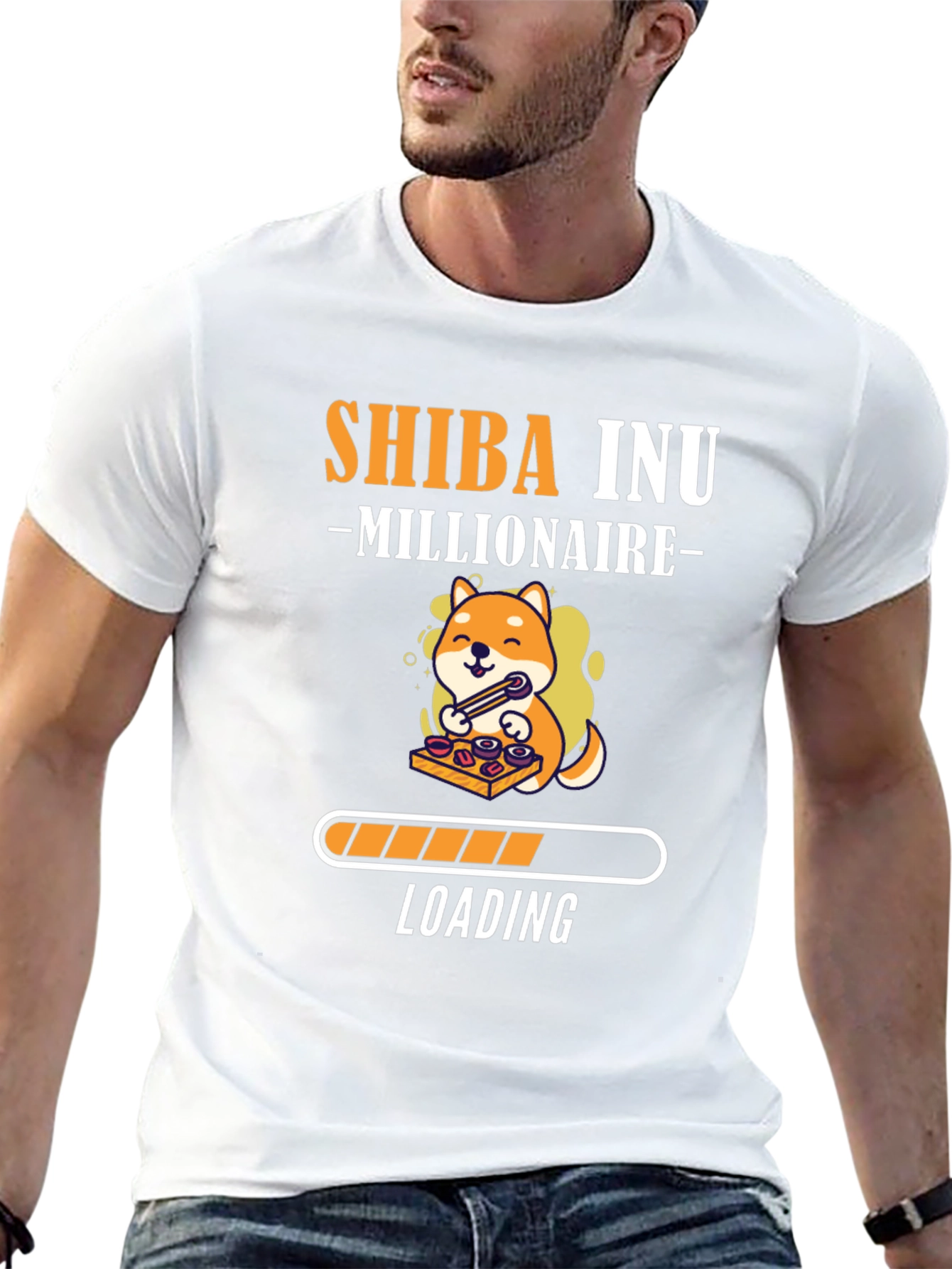 Shiba Inu Millionaire Loading T-Shirt