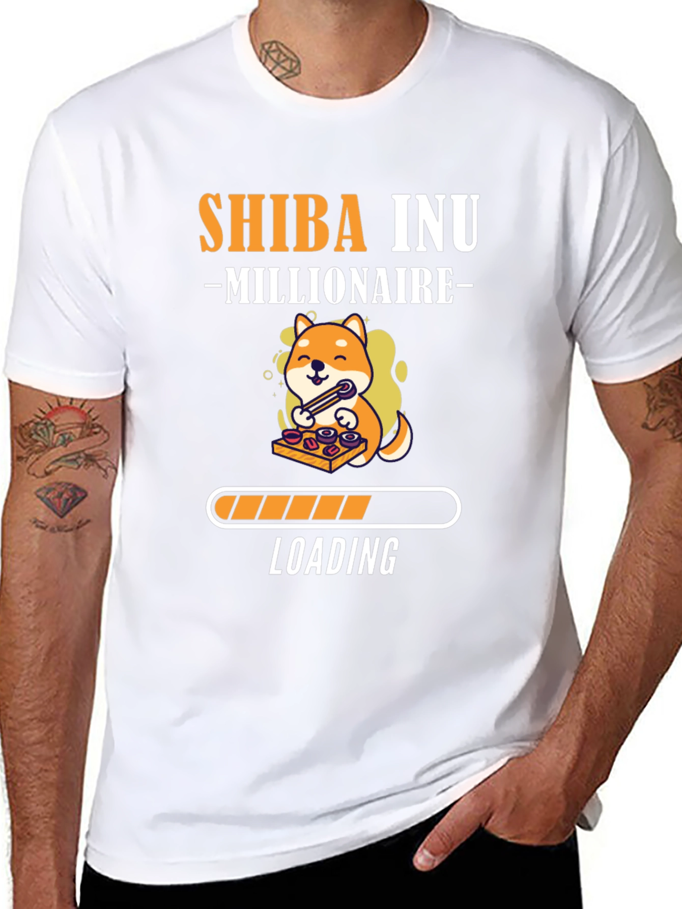 Shiba Inu Millionaire Loading T-Shirt