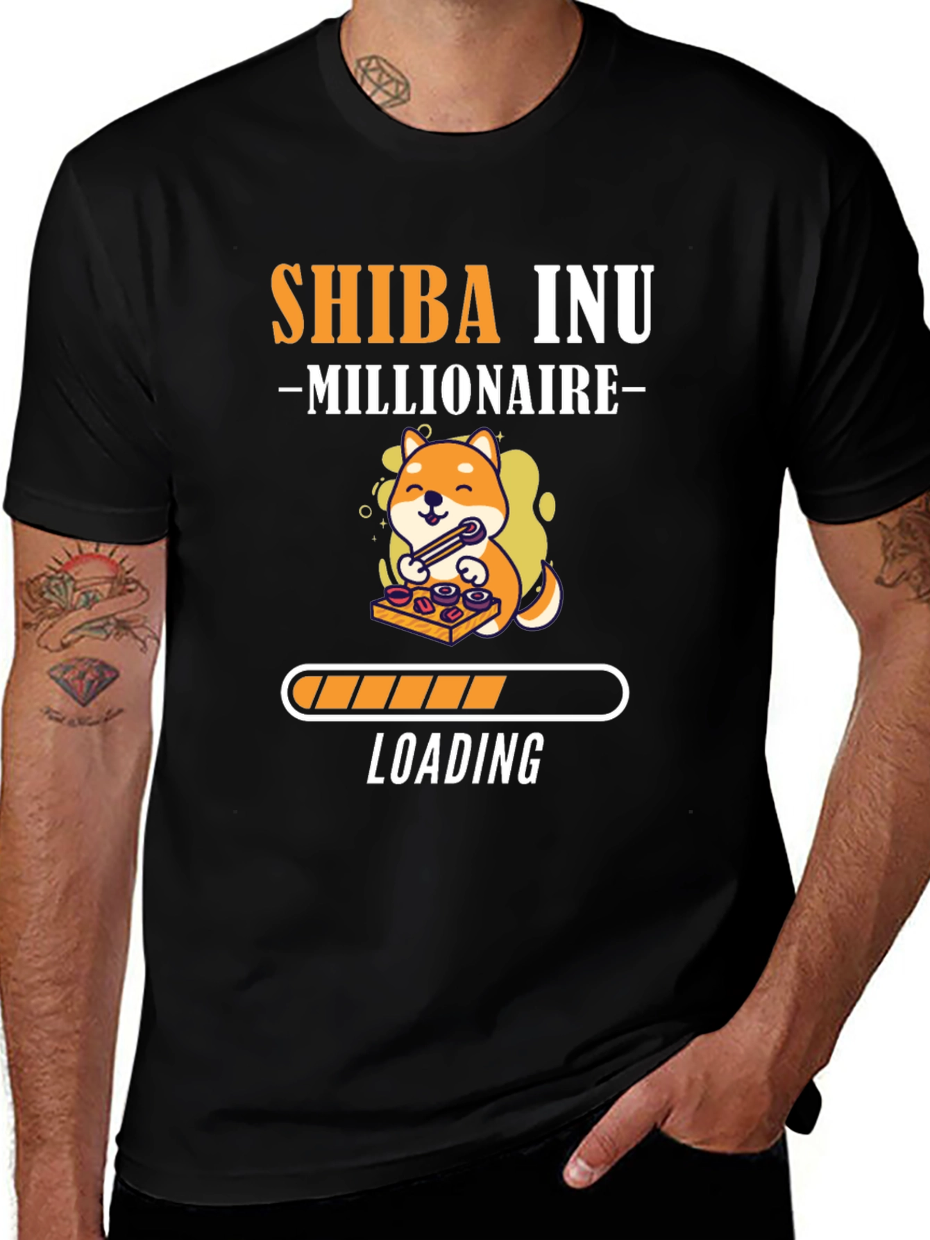 Shiba Inu Millionaire Loading T-Shirt