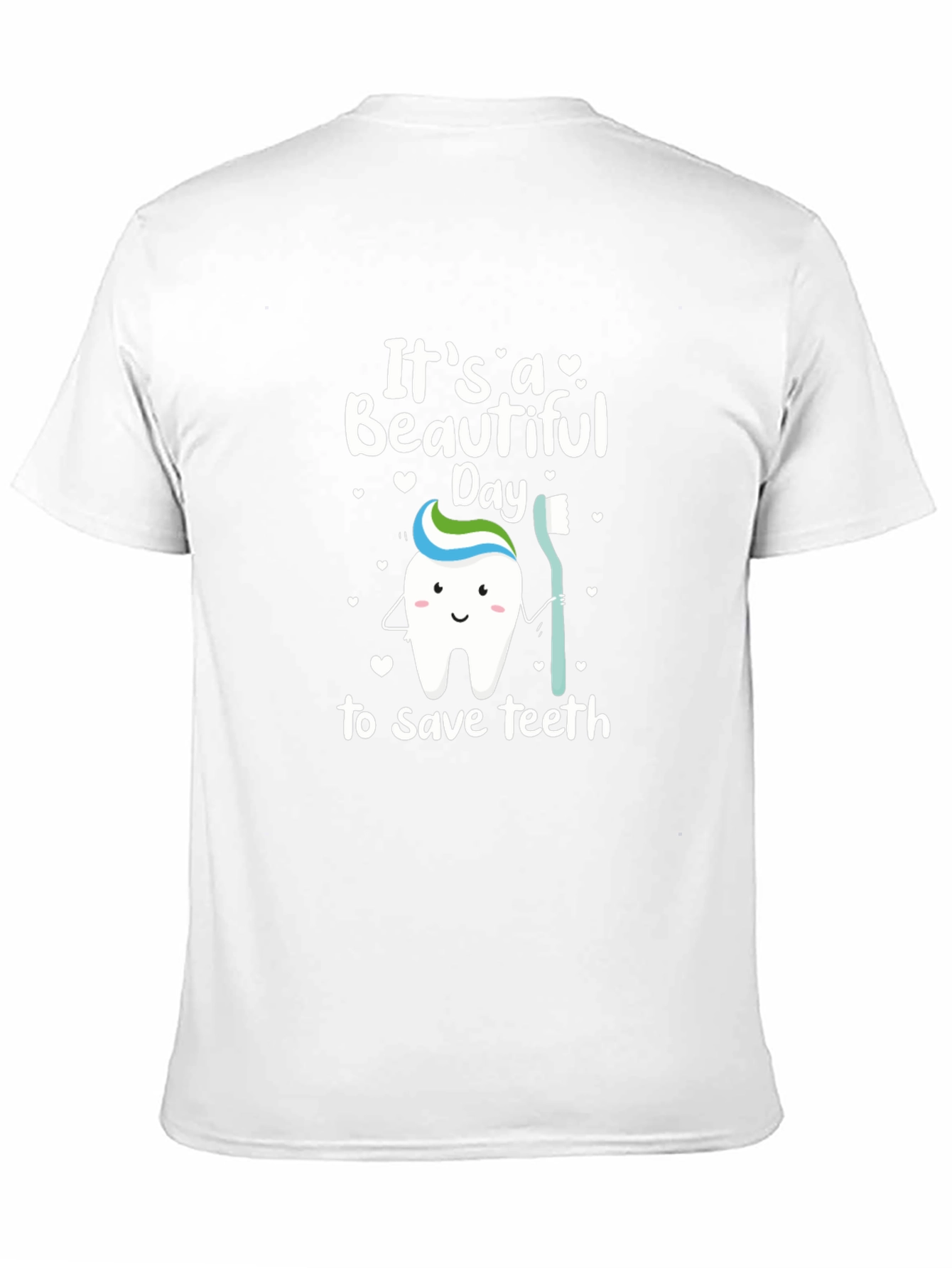 Cute Dental Hygiene T-Shirt - Save Teeth Design