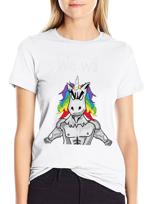Unicorn Graphic T-Shirt - We Will Statement Tee