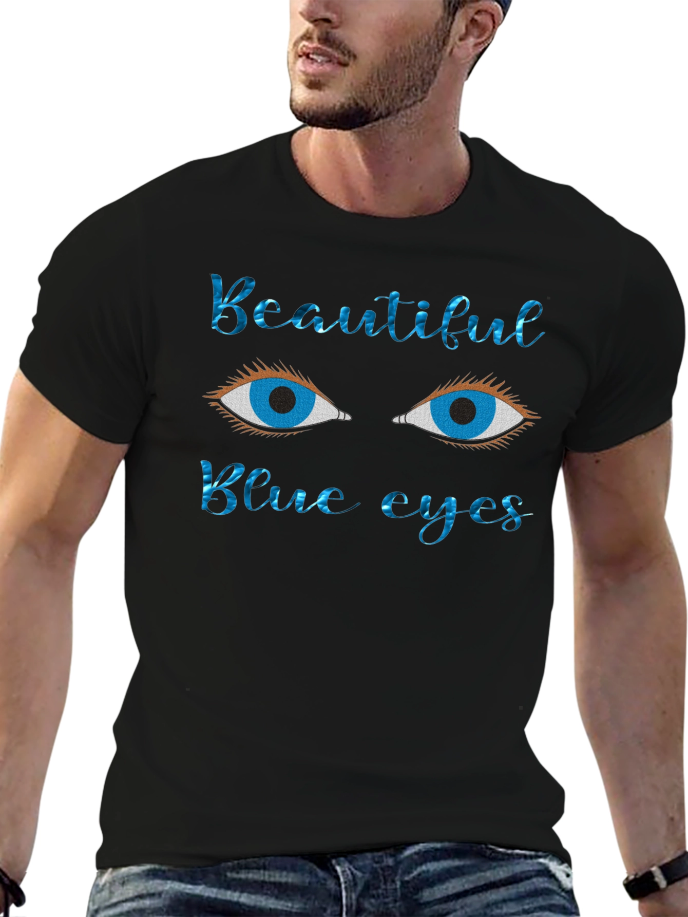 Beautiful Blue Eyes Graphic Tee