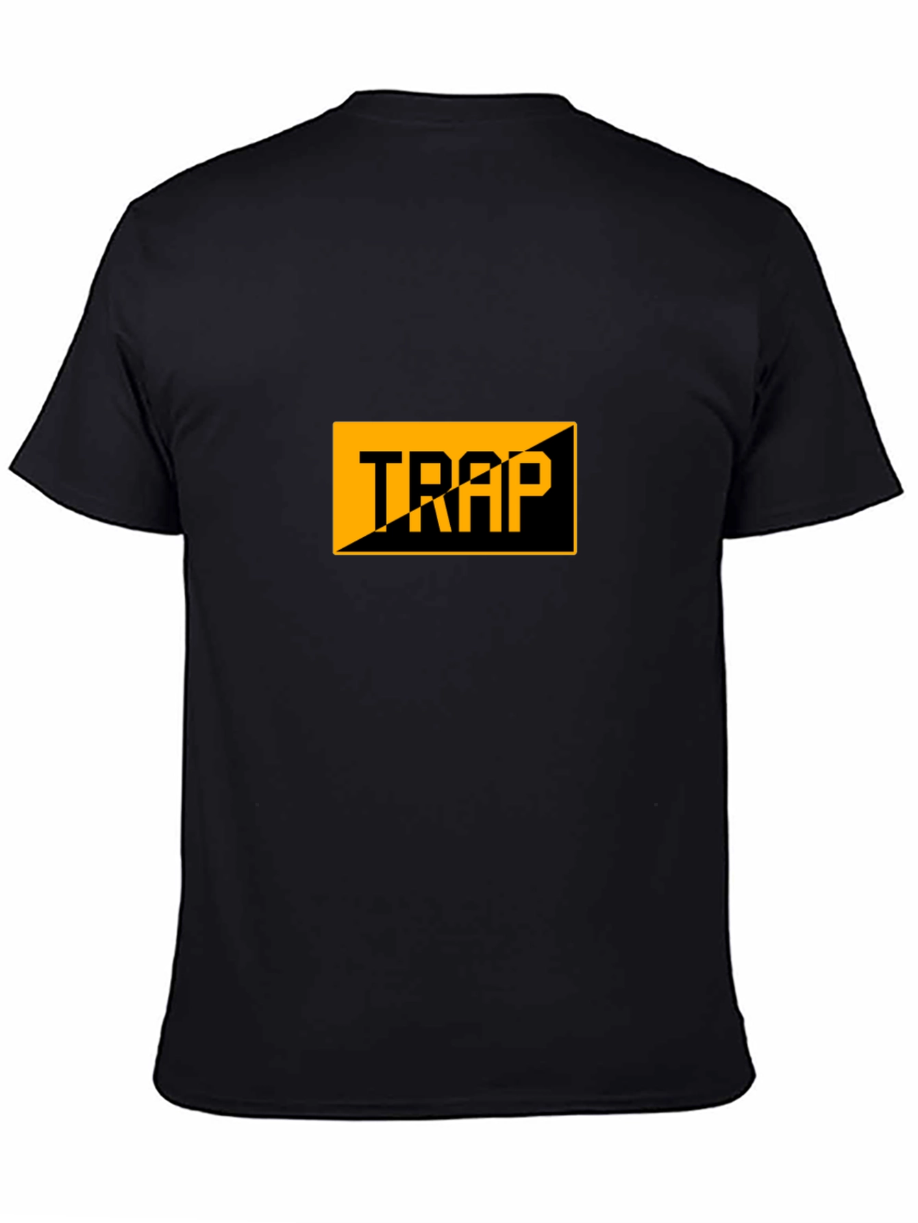 Mens Black Trap Graphic Tee