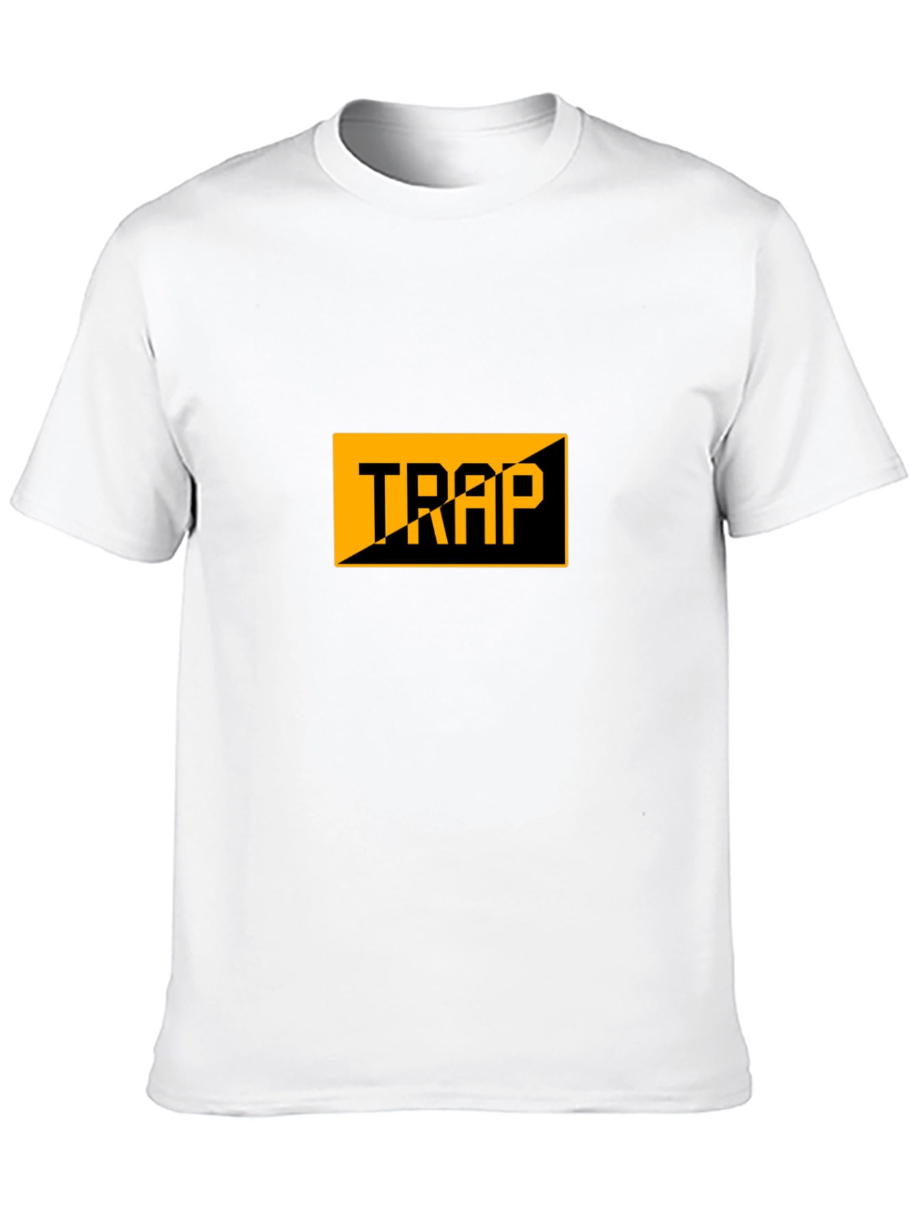 Mens Black Trap Graphic Tee
