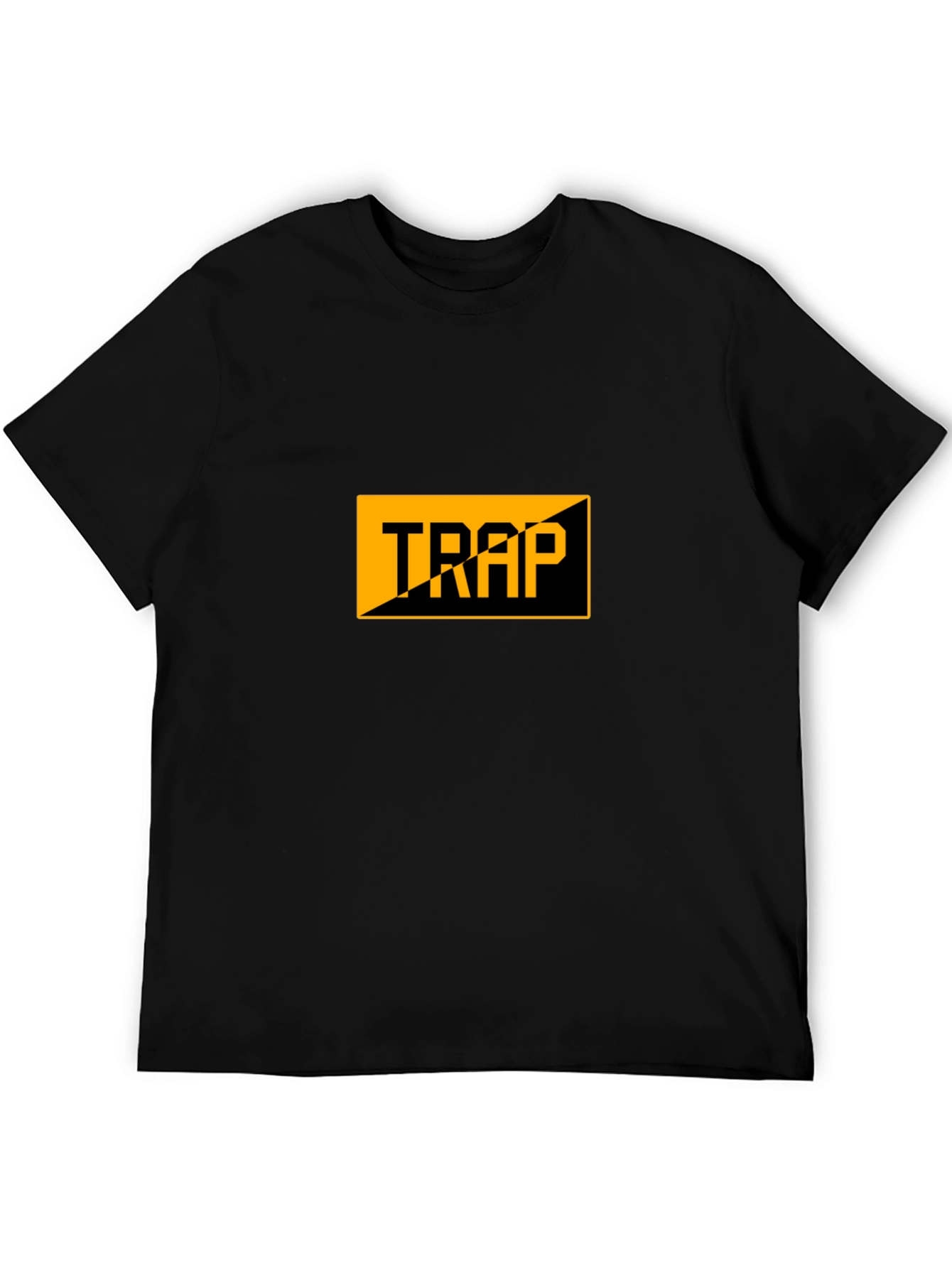 Mens Black Trap Graphic Tee