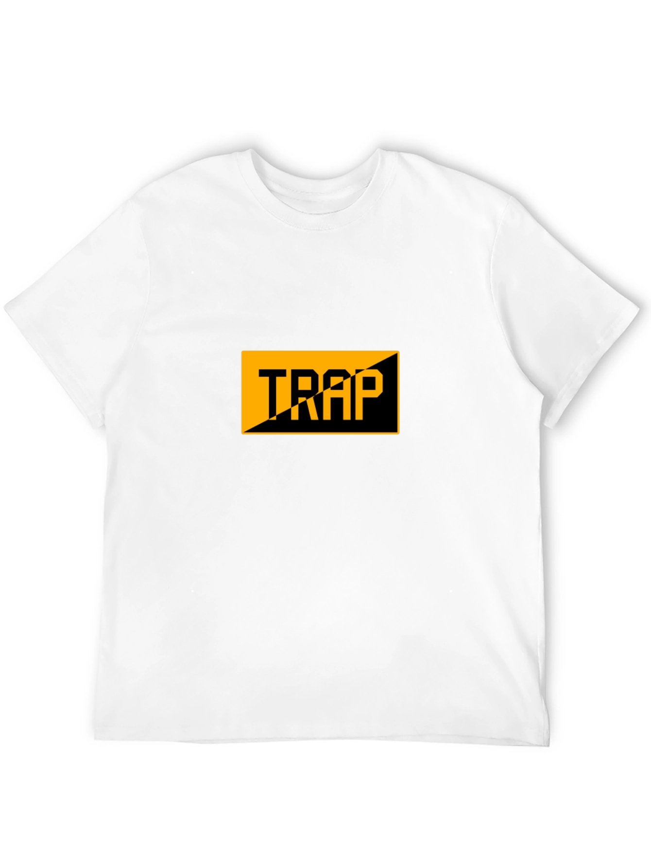 Mens Black Trap Graphic Tee