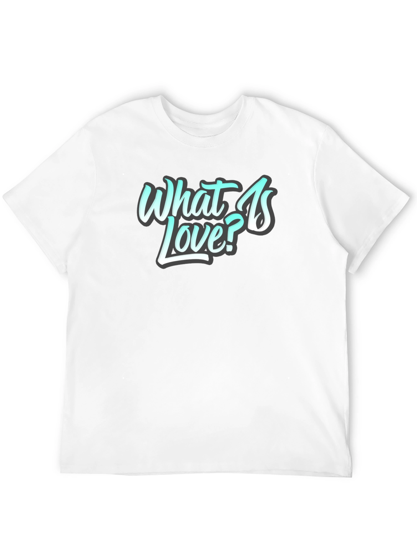What is Love? Black Graphic Tee
